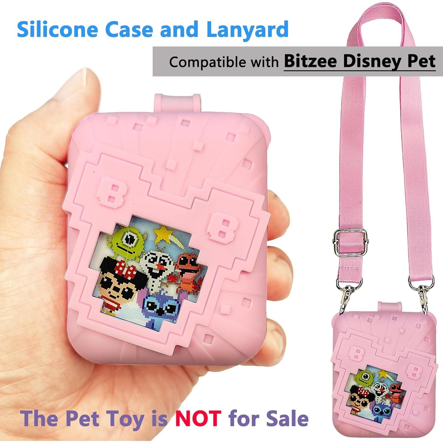 Funda Dura y Silicona JCHPINE para Bitzee Disney Rosa