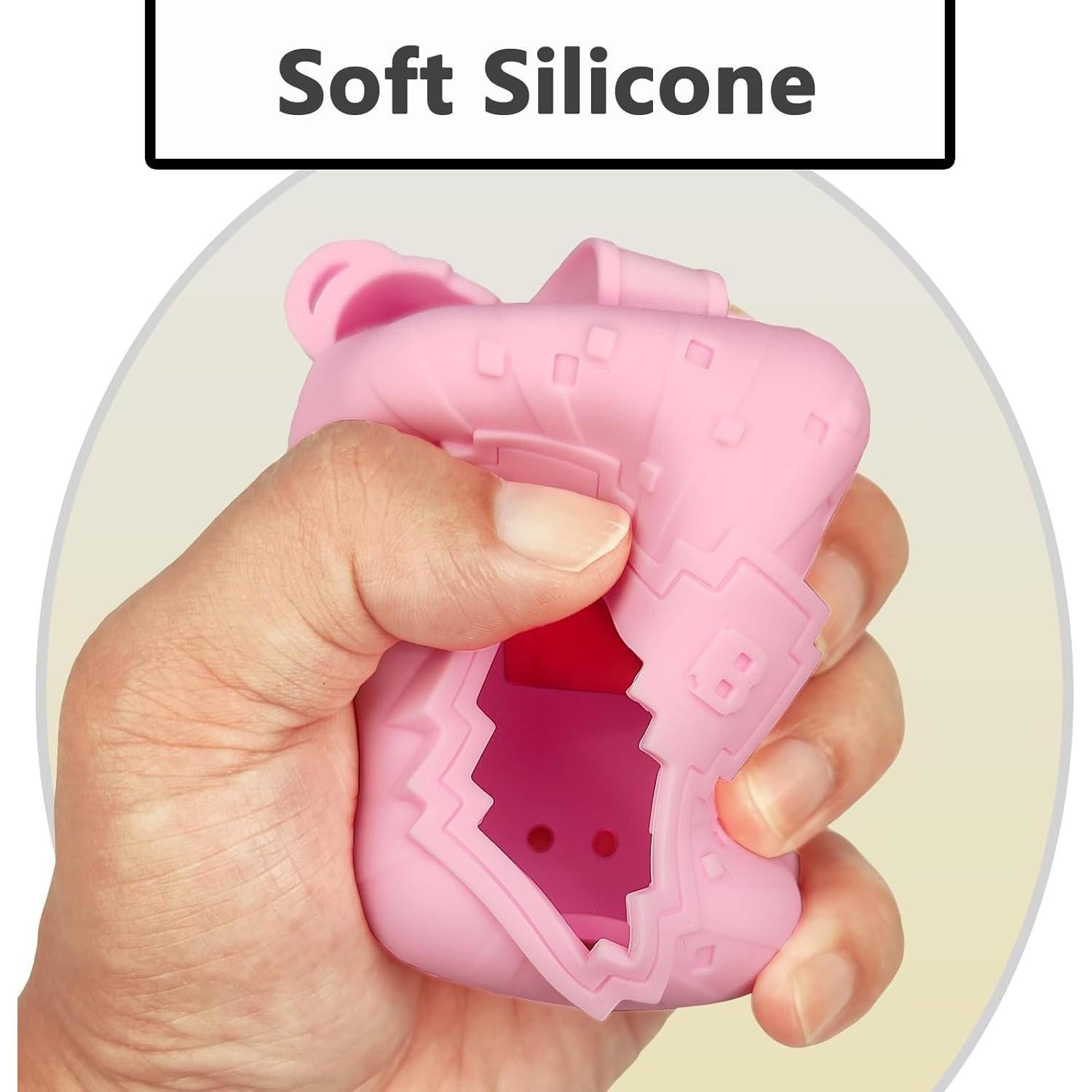 Funda Dura y Silicona JCHPINE para Bitzee Disney Rosa