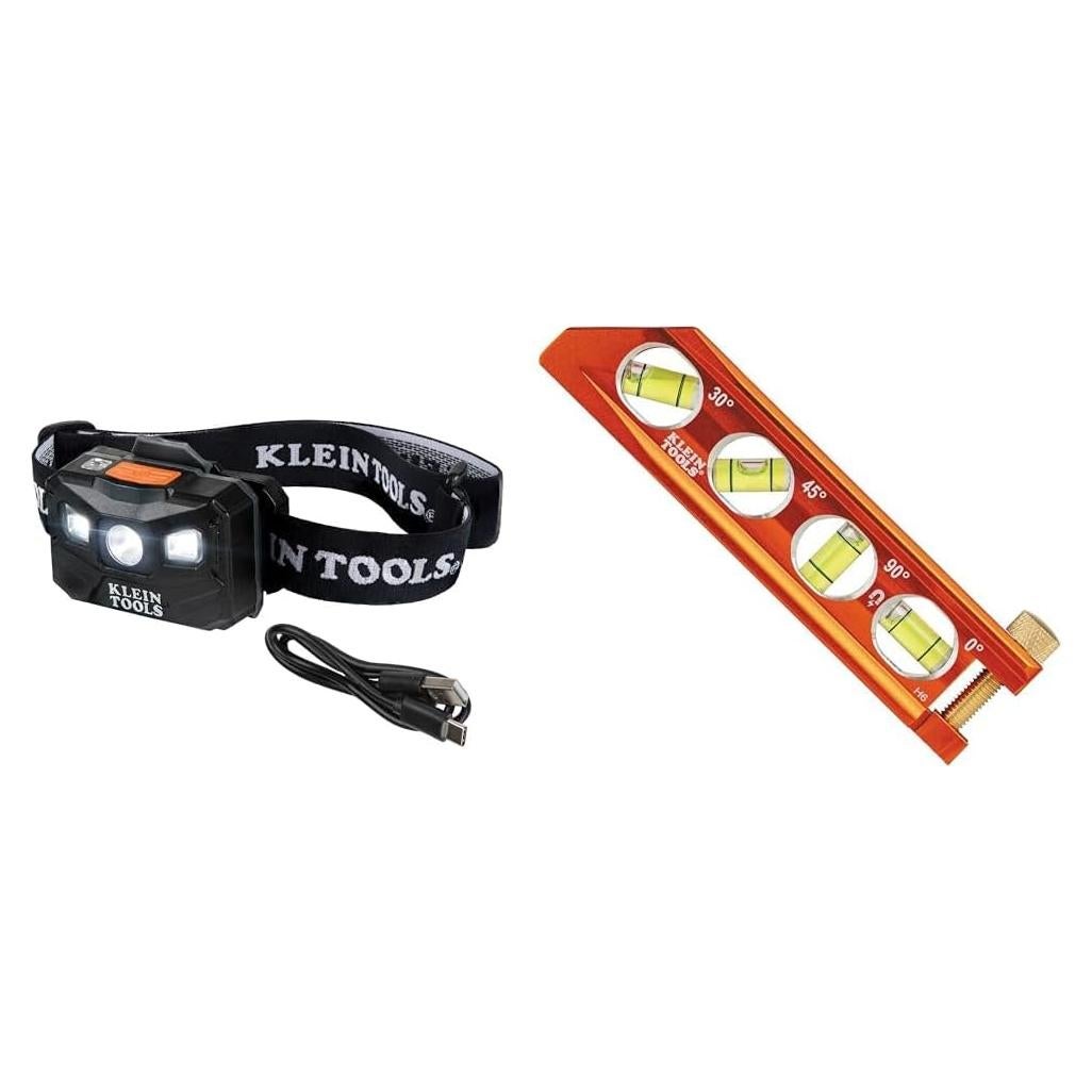 Linterna Frontal LED Klein Tools 56048 400 Lúmenes Recargable