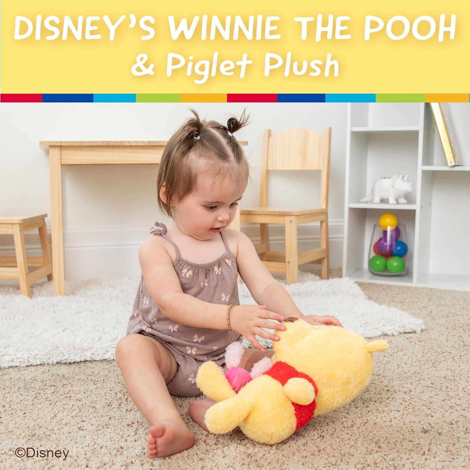 Peluche Disney Baby Winnie Pooh y Piglet Kids Preferred 28cm