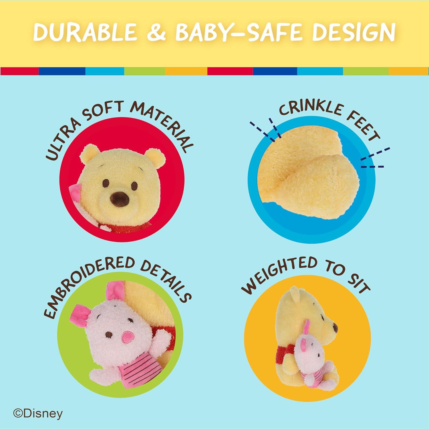 Peluche Disney Baby Winnie Pooh y Piglet Kids Preferred 28cm