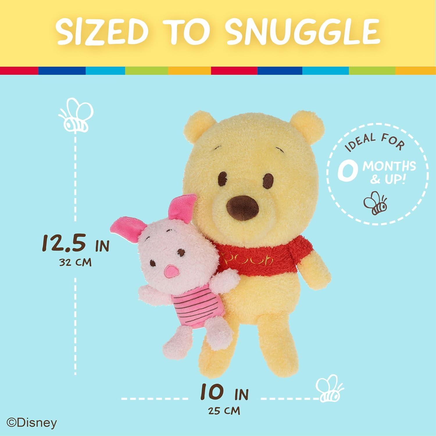 Peluche Disney Baby Winnie Pooh y Piglet Kids Preferred 28cm
