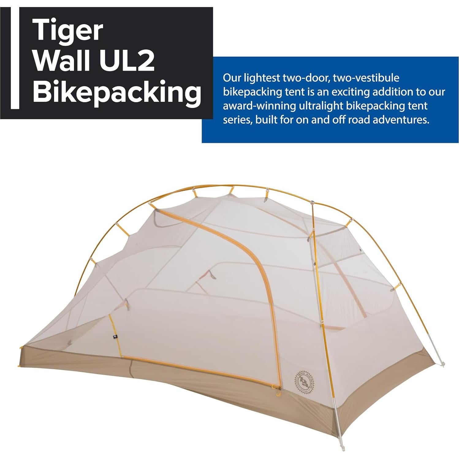 Tienda Big Agnes Tiger Wall UL 2 Personas Ultraligera Gris