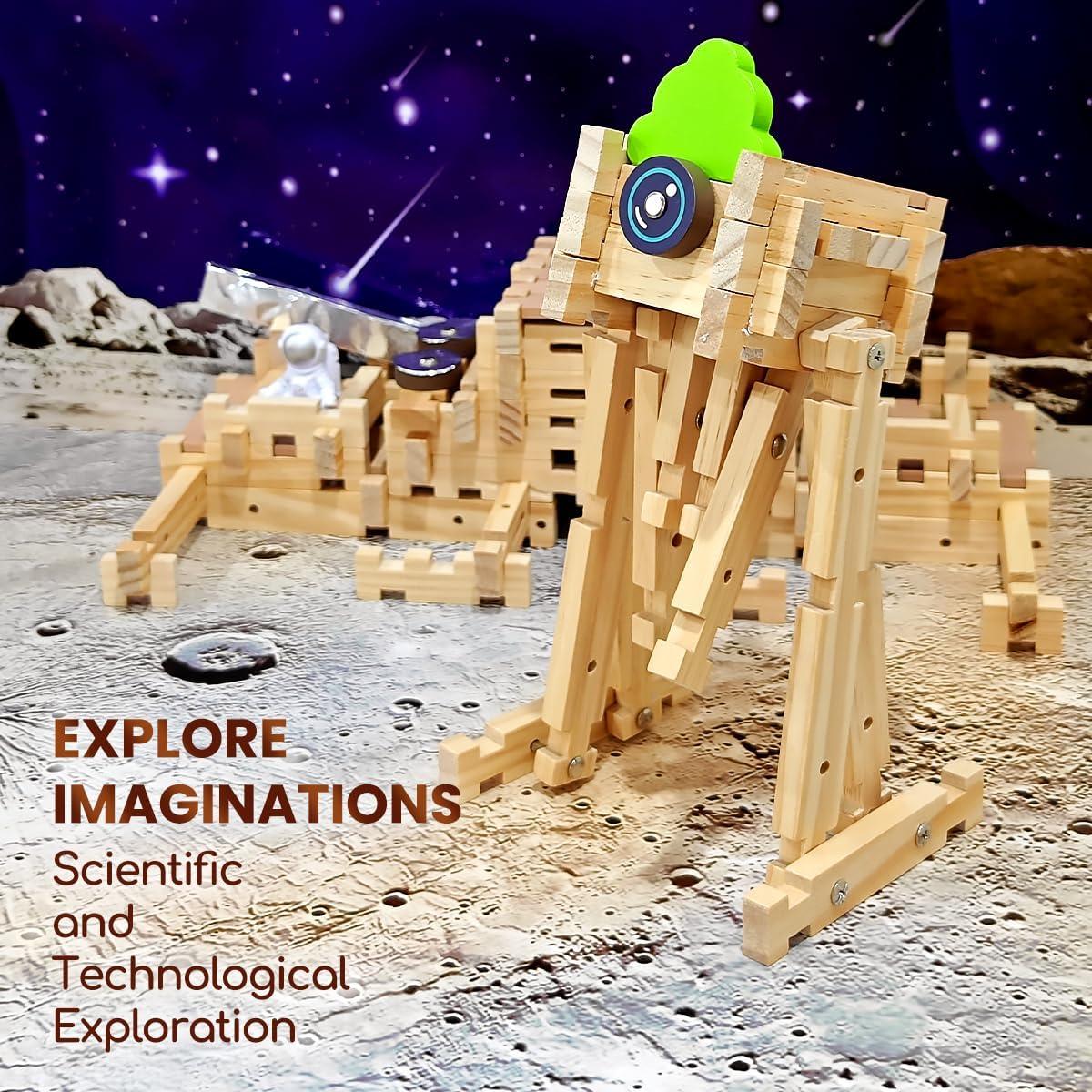 Juego de Bloques de Madera Jovi-mindly 101 Piezas para Niños