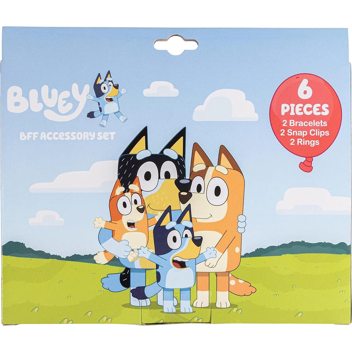 Set de Joyería para Niñas Luv Her BFF 6 Piezas con Anillos y Pulseras