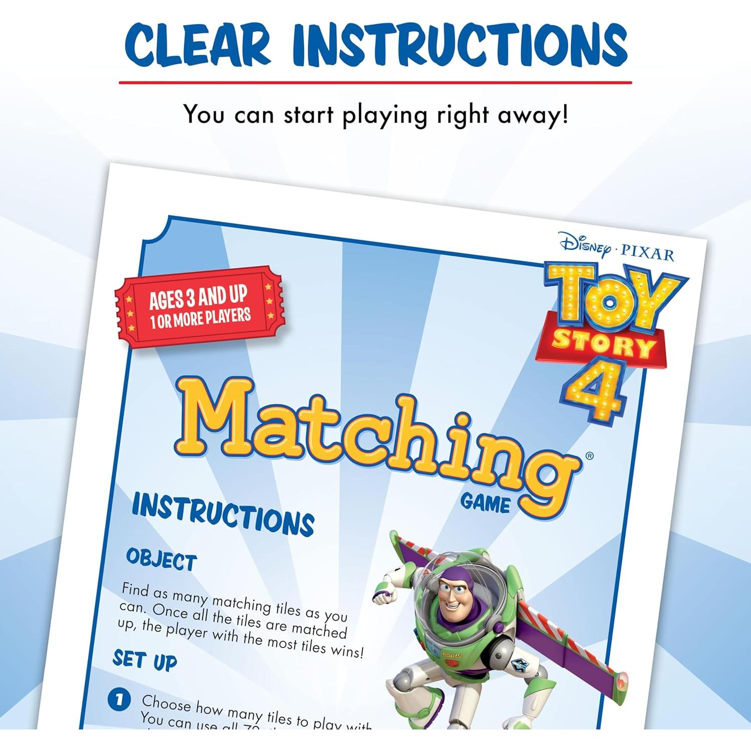 Juego de Emparejamiento Toy Story 4 Wonder Forge 427g