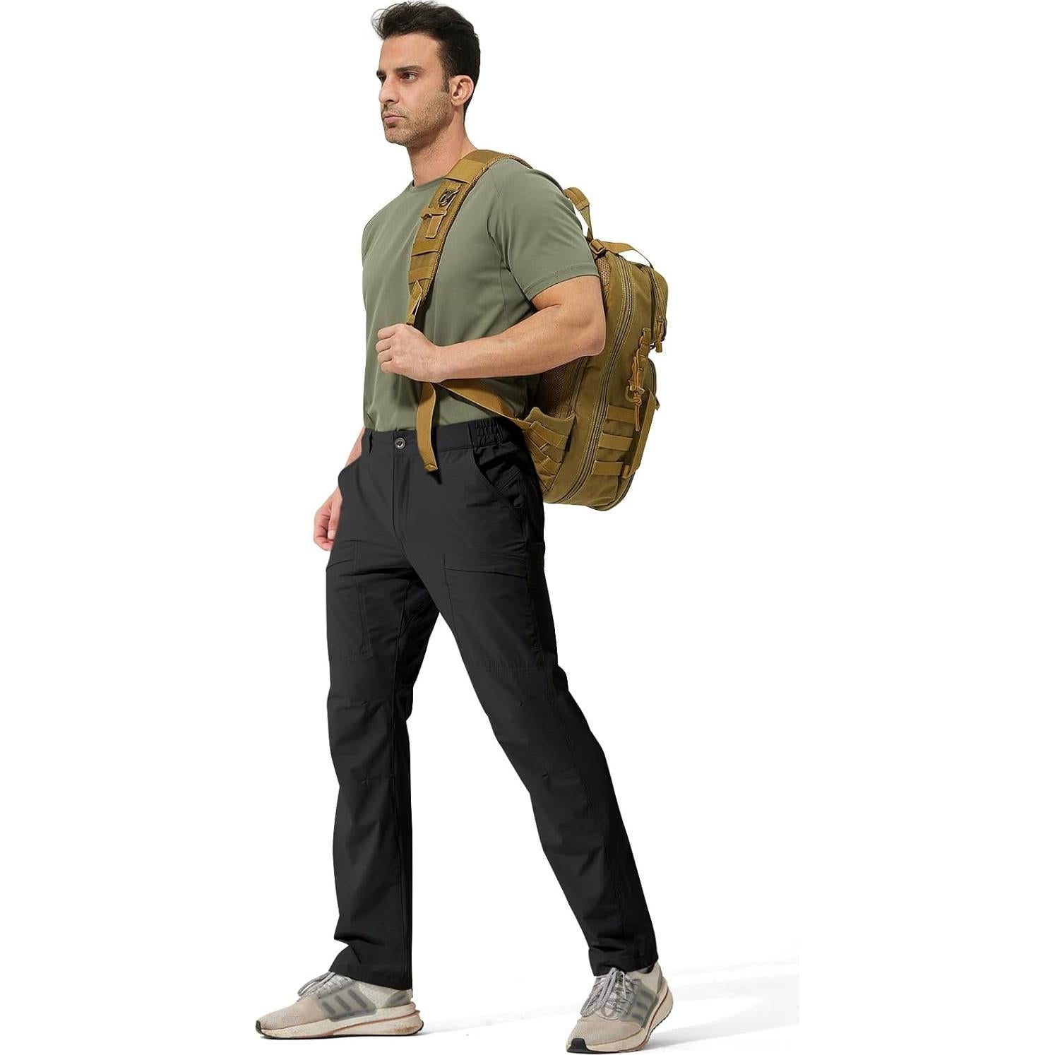 Pantalones de Carga Impermeables FREE SOLDIER para Hombre 30W x 30L