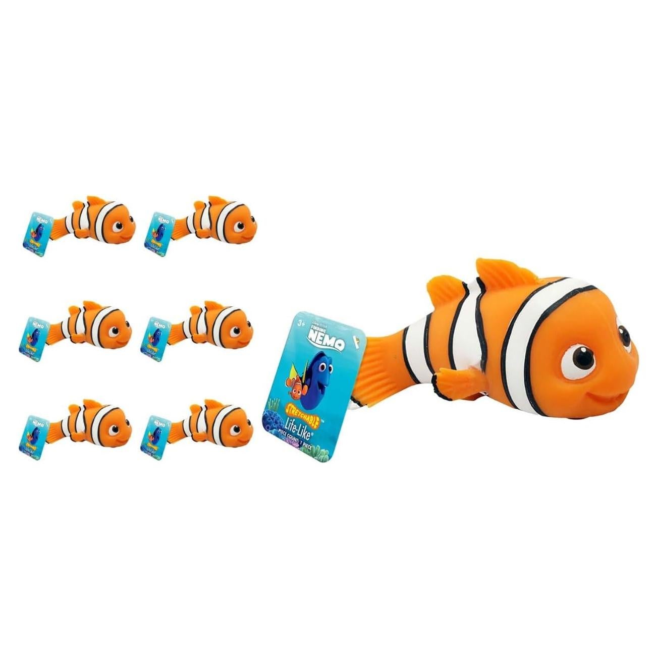 Figuras Estirables Disney JA-RU Nemo - Paquete de 6