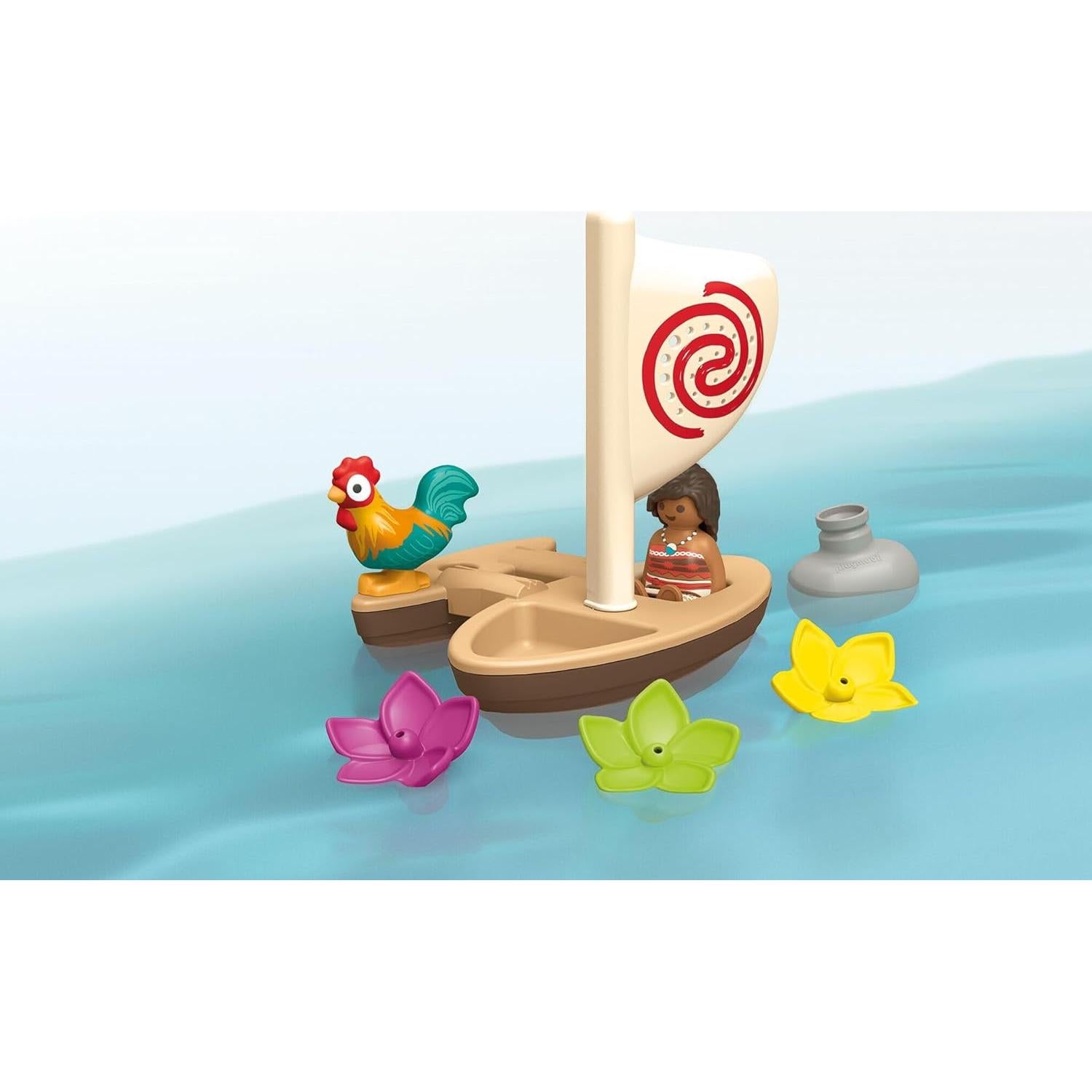 Barco de Moana Playmobil Junior - Juguete Acuático 8 Piezas