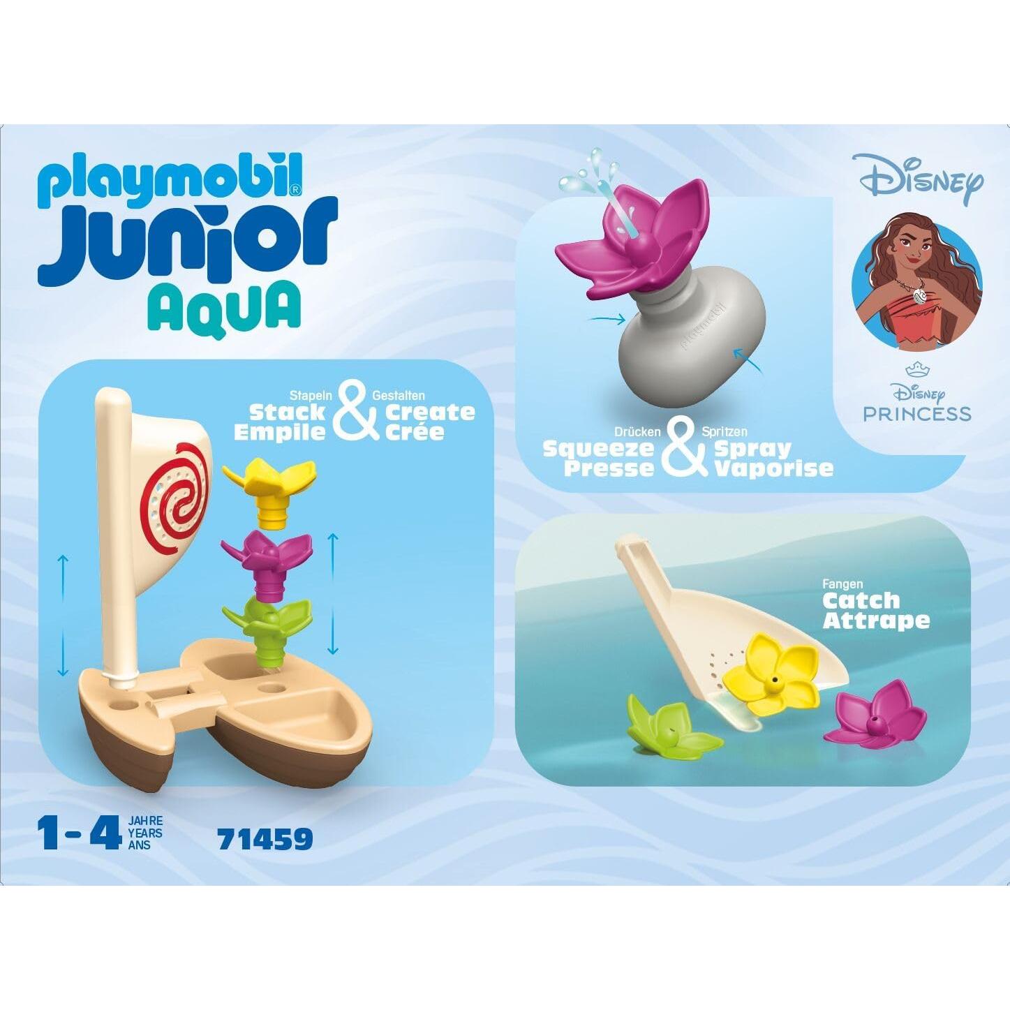 Barco de Moana Playmobil Junior - Juguete Acuático 8 Piezas