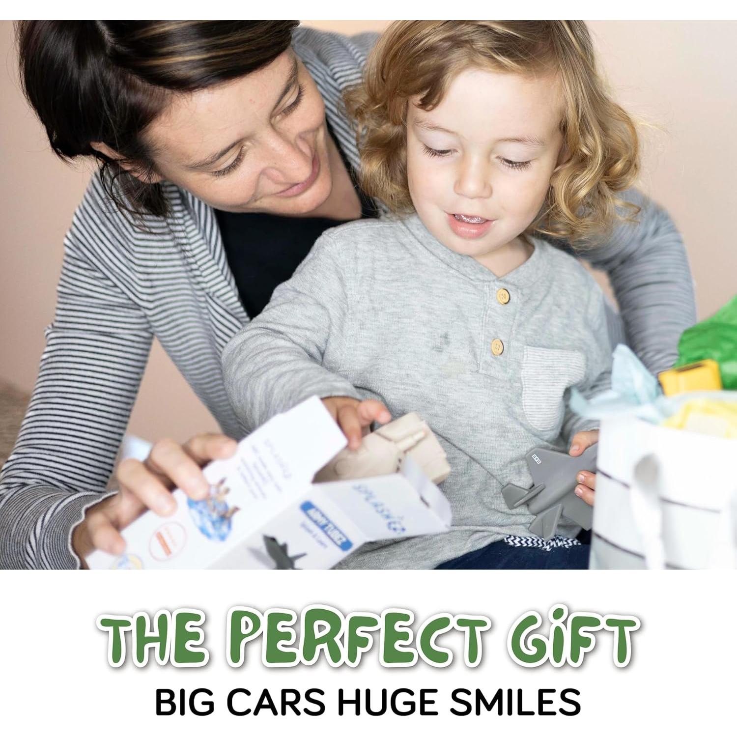 Juguetes de baño sin moho SplashEZ - Set de vehículos para niños