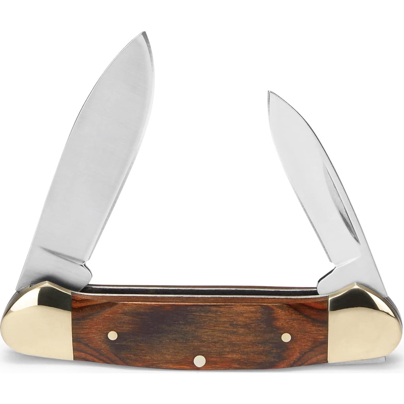 Cuchillo de bolsillo Buck 389 Canoe 2 hojas acero inoxidable