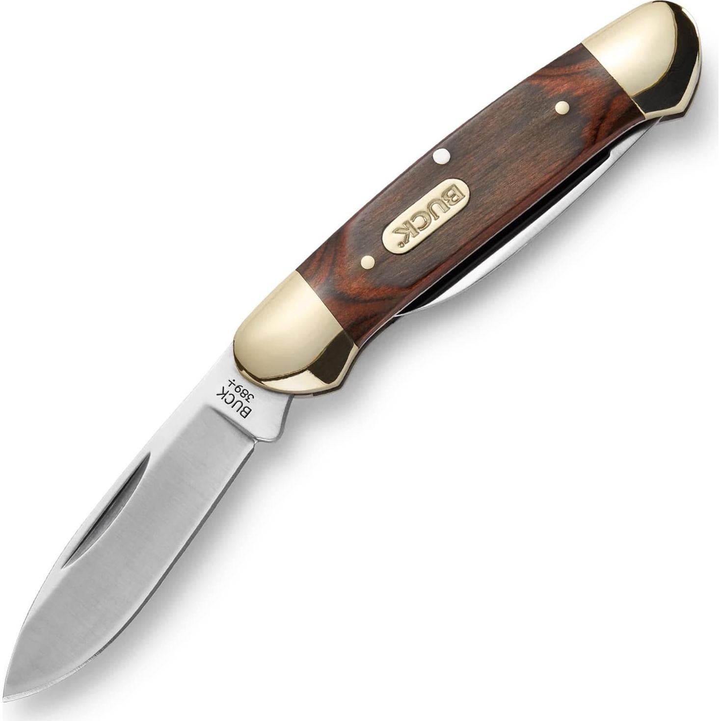 Cuchillo de bolsillo Buck 389 Canoe 2 hojas acero inoxidable