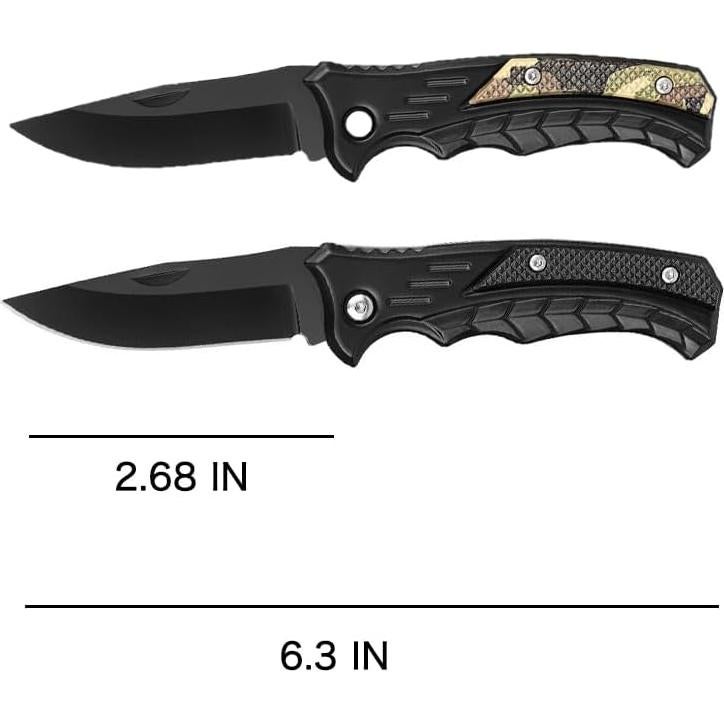 Cuchillo de bolsillo plegable Gerderk 6.8 cm acero inoxidable