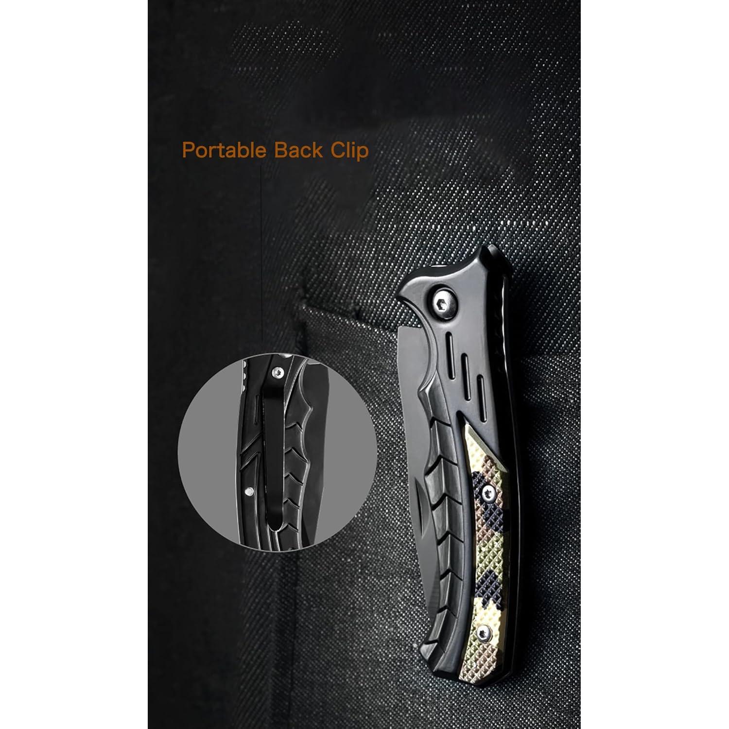 Cuchillo de bolsillo plegable Gerderk 6.8 cm acero inoxidable