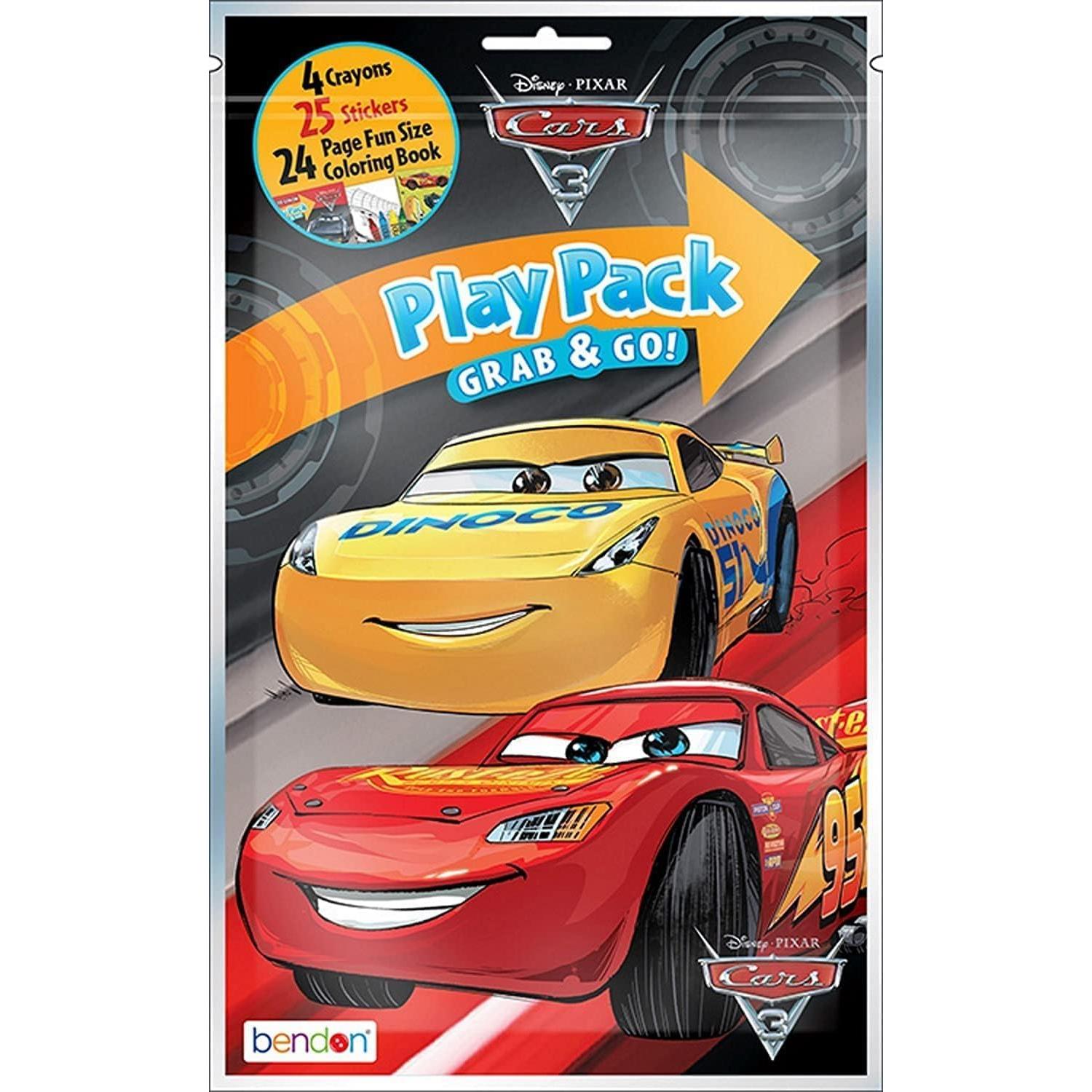 Conjunto de Libros para Colorear Disney Cars Rayo McQueen