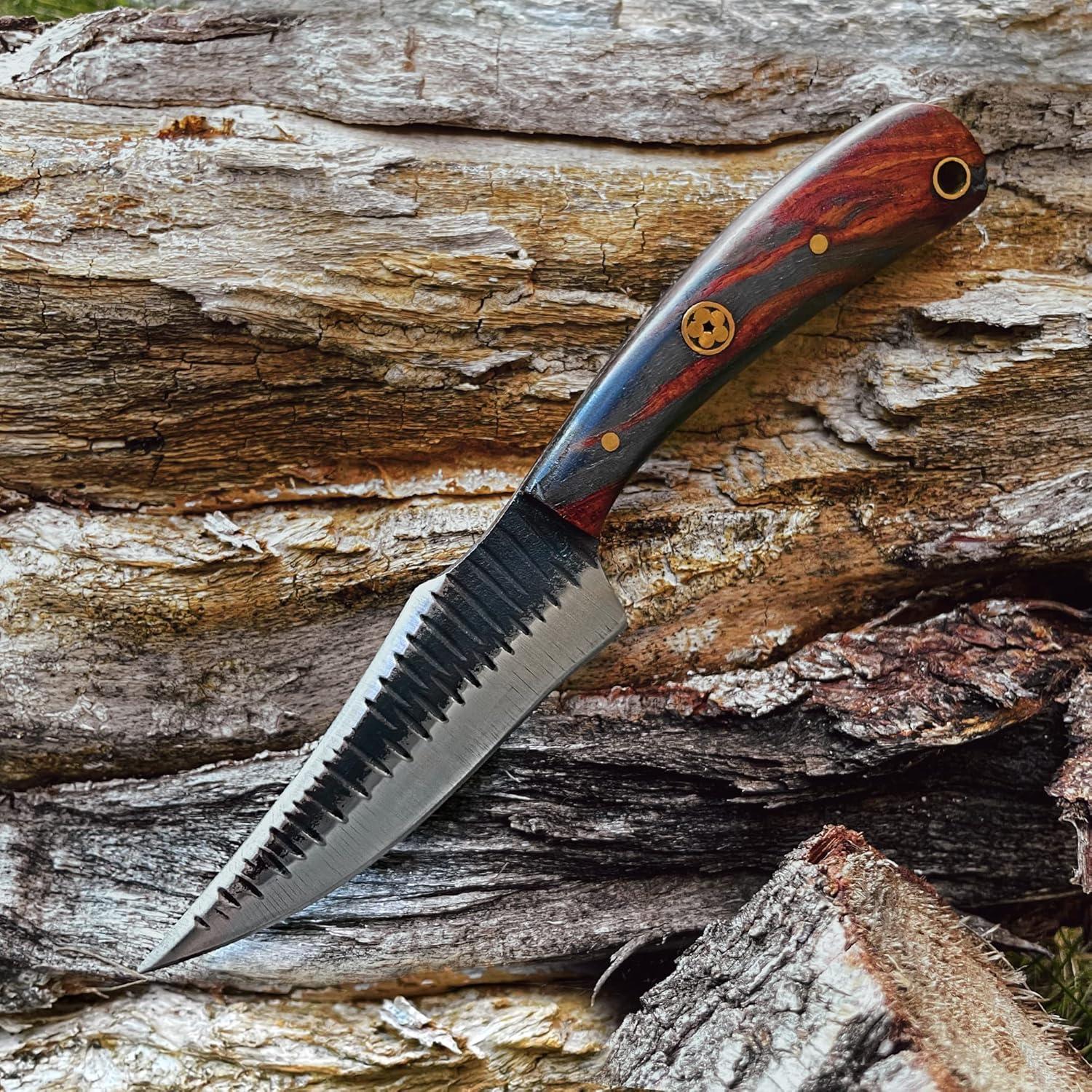 Cuchillo de Desollado Titan International Knives 3.7" Acero Carbono
