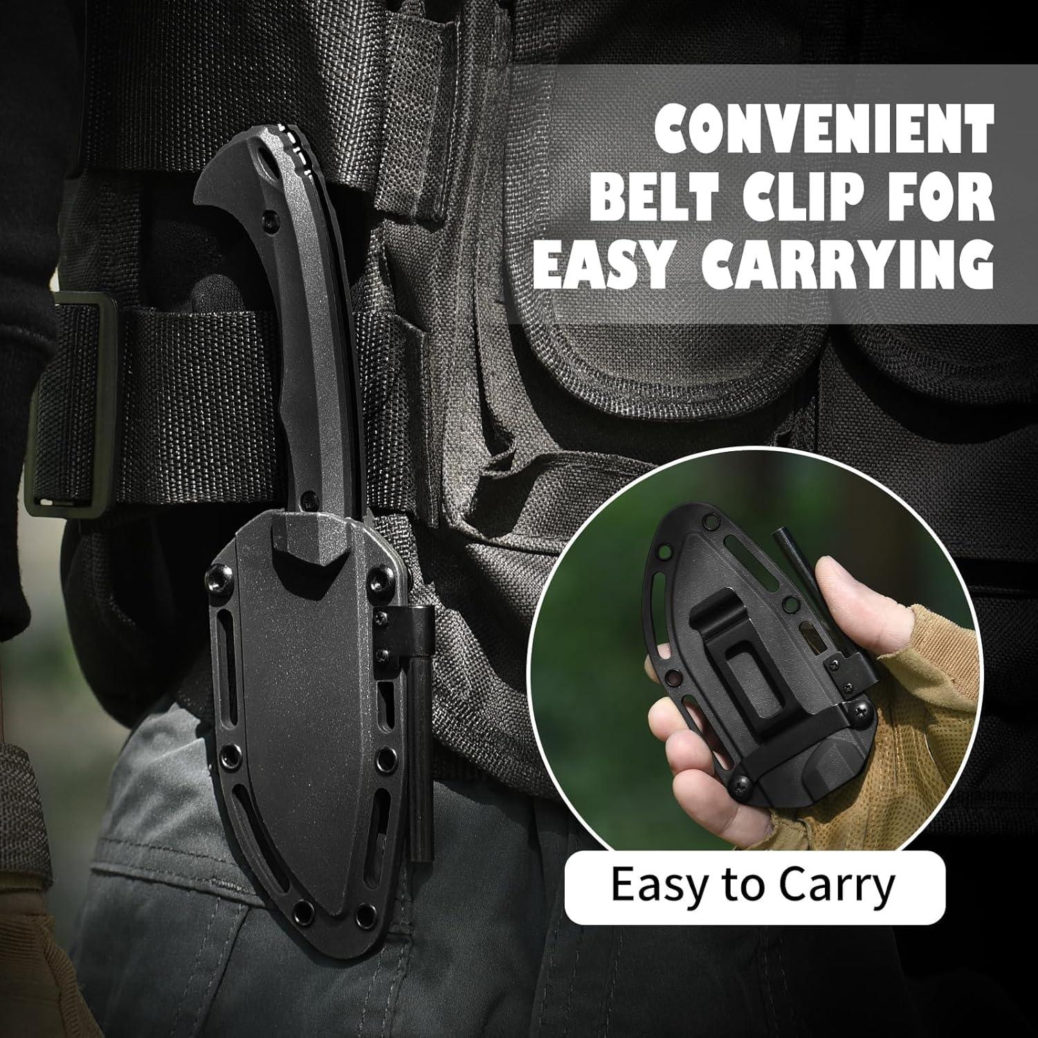 Cuchillo de Supervivencia EDC Drachenaider L-Y con Encendedor