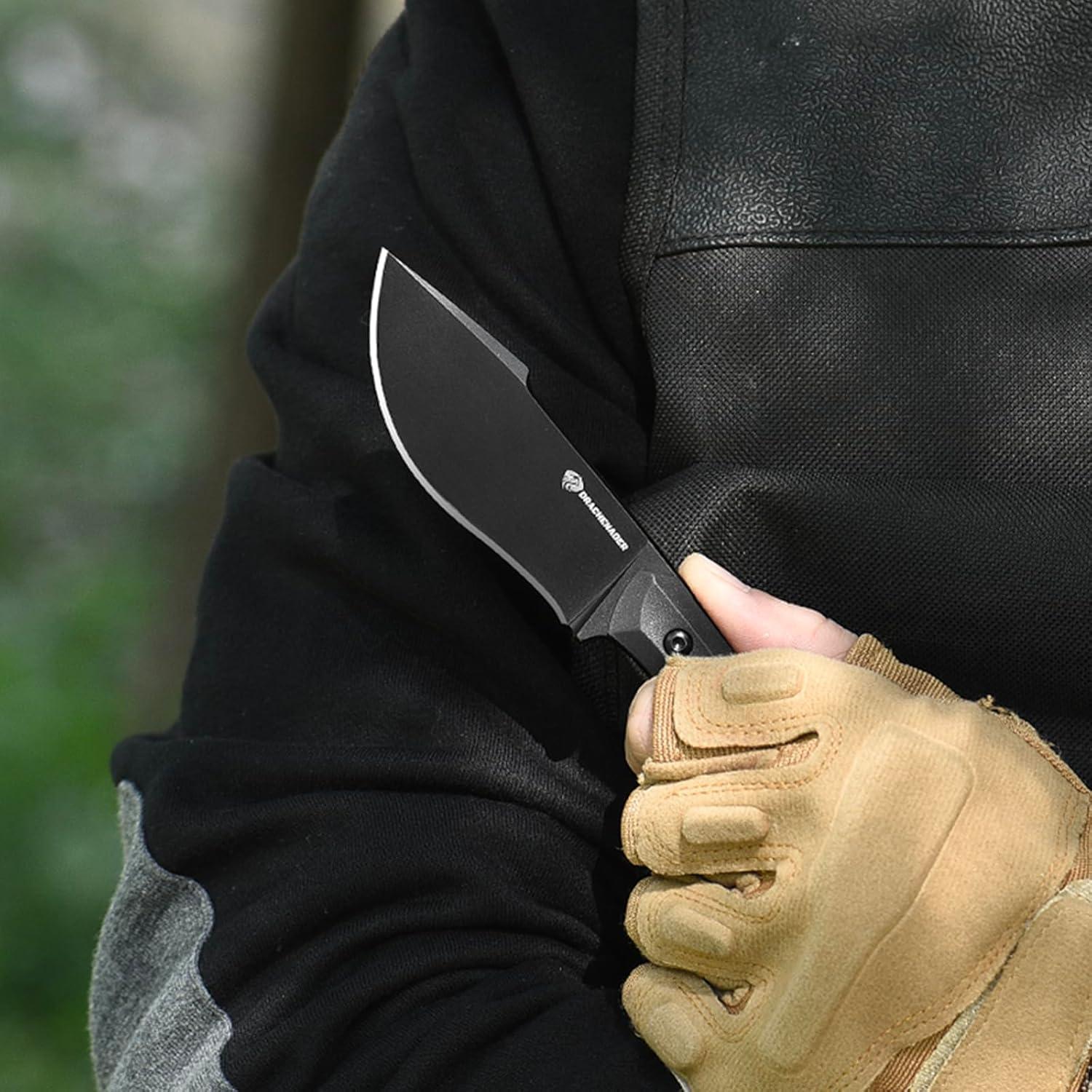 Cuchillo de Supervivencia EDC Drachenaider L-Y con Encendedor