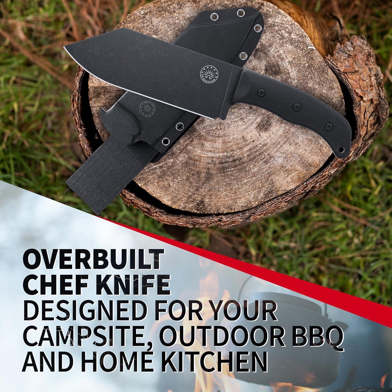 Cuchillo de Chef Grizzly V2 Off-Grid 15.5 cm Acero Sandvik