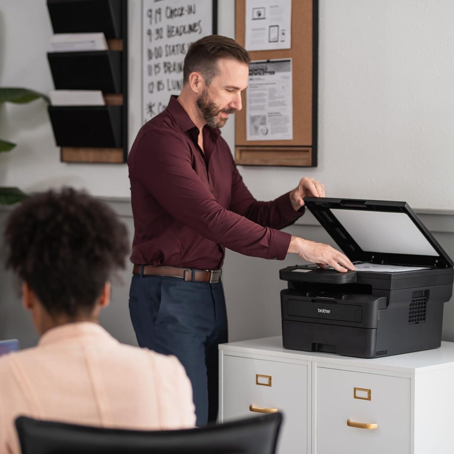 Impresora Láser Multifuncional Brother HL-L2480DW B/N 3 en 1