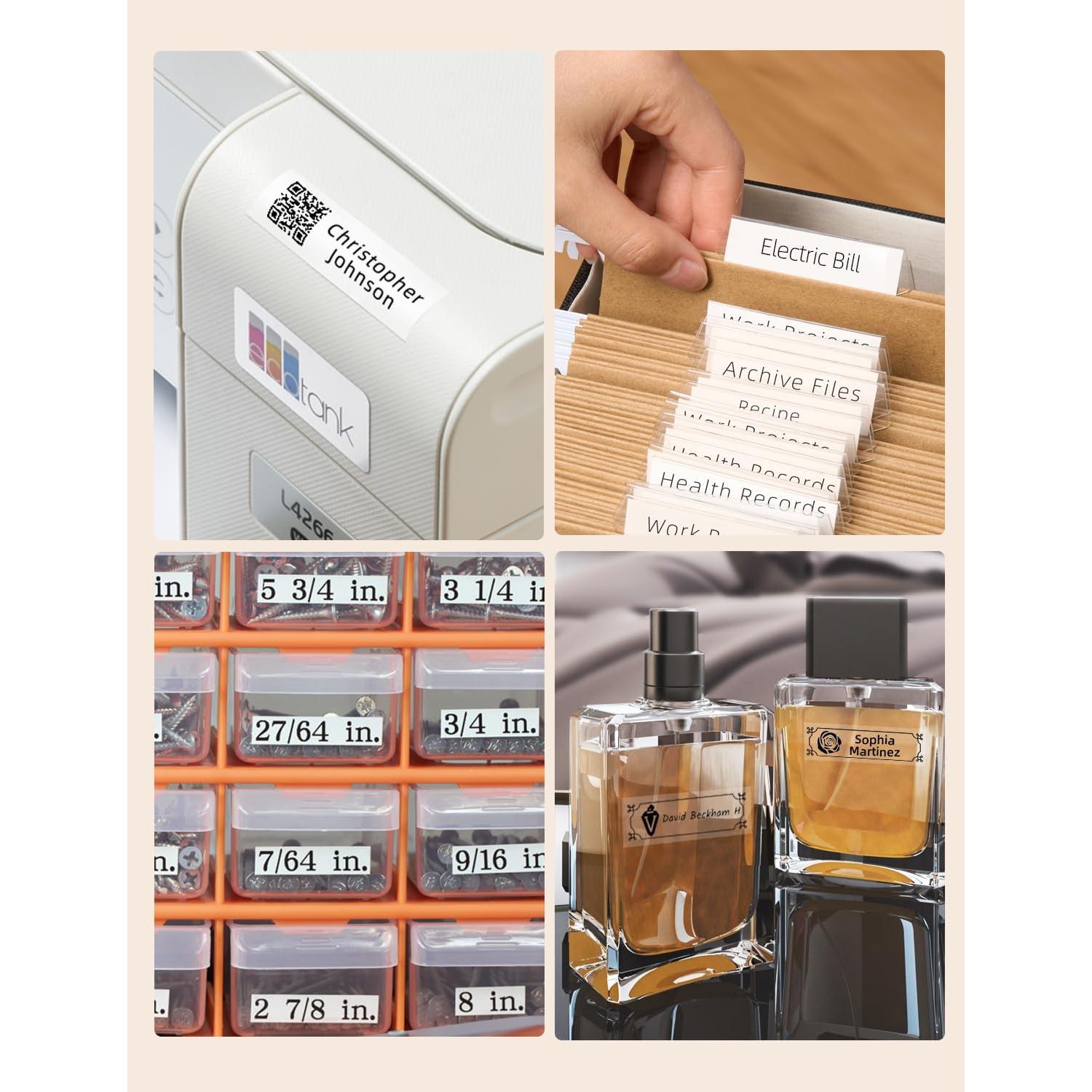 Impresora de Etiquetas Makeid E1 Bluetooth Recargable 9-16mm