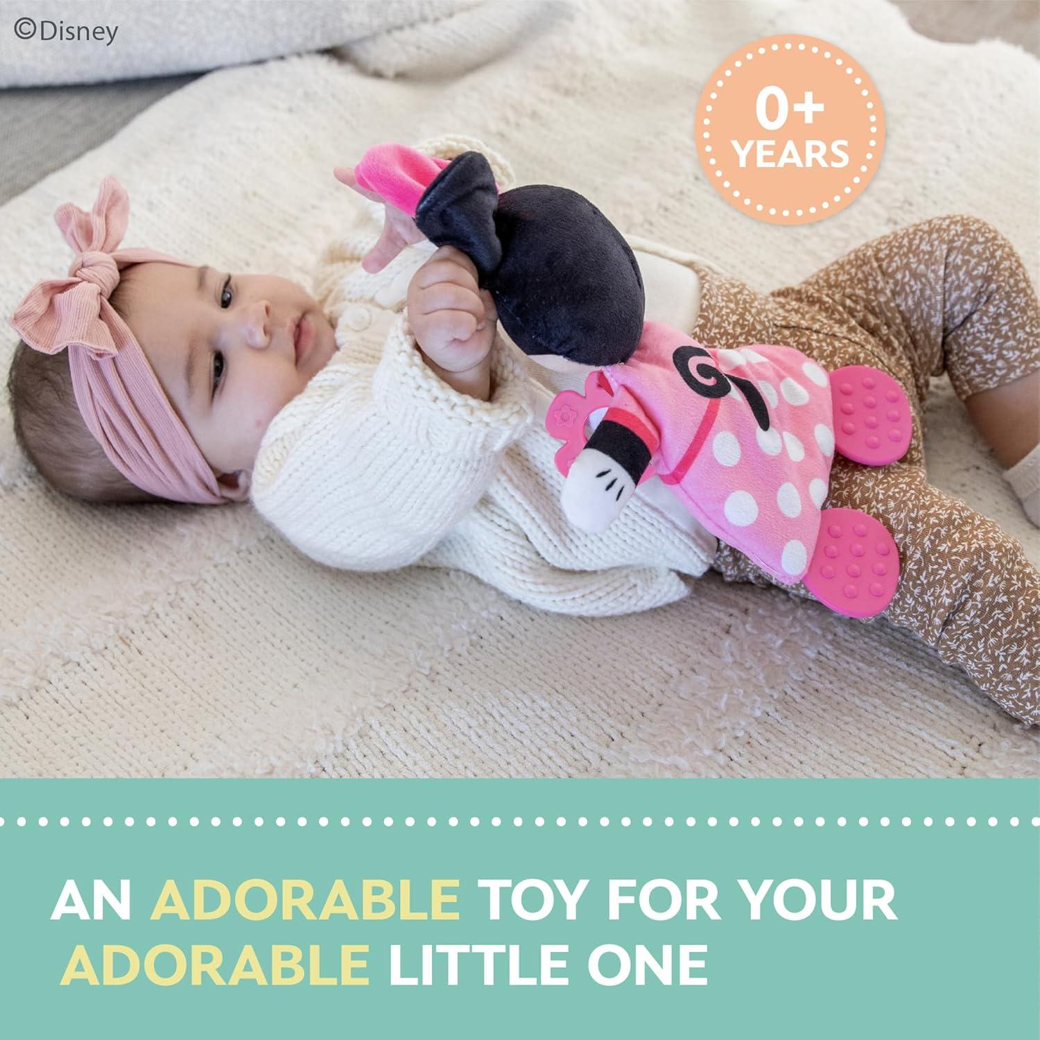 Mordedor y peluche Minnie Mouse Disney Baby 28 cm para bebés