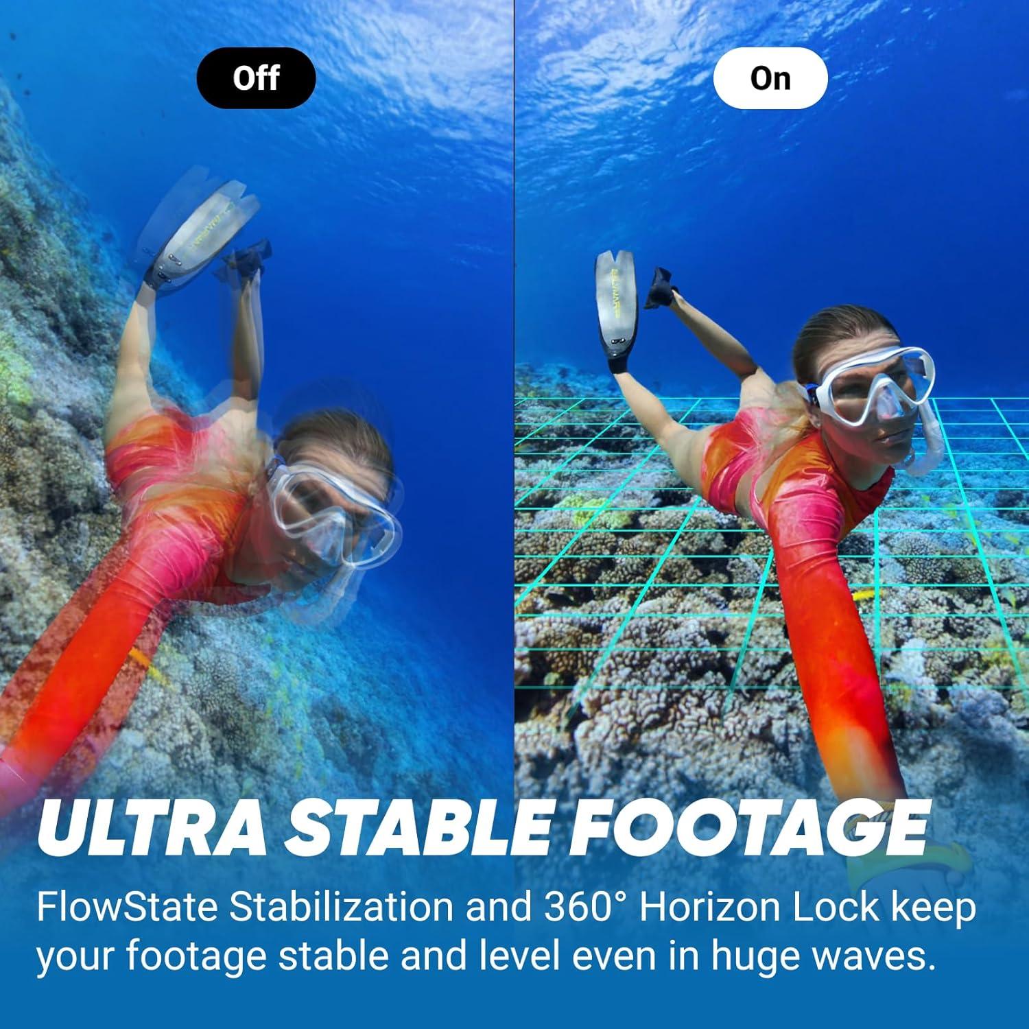 Cámara de acción 360 Insta360 X4 Bundle 8K a prueba de agua