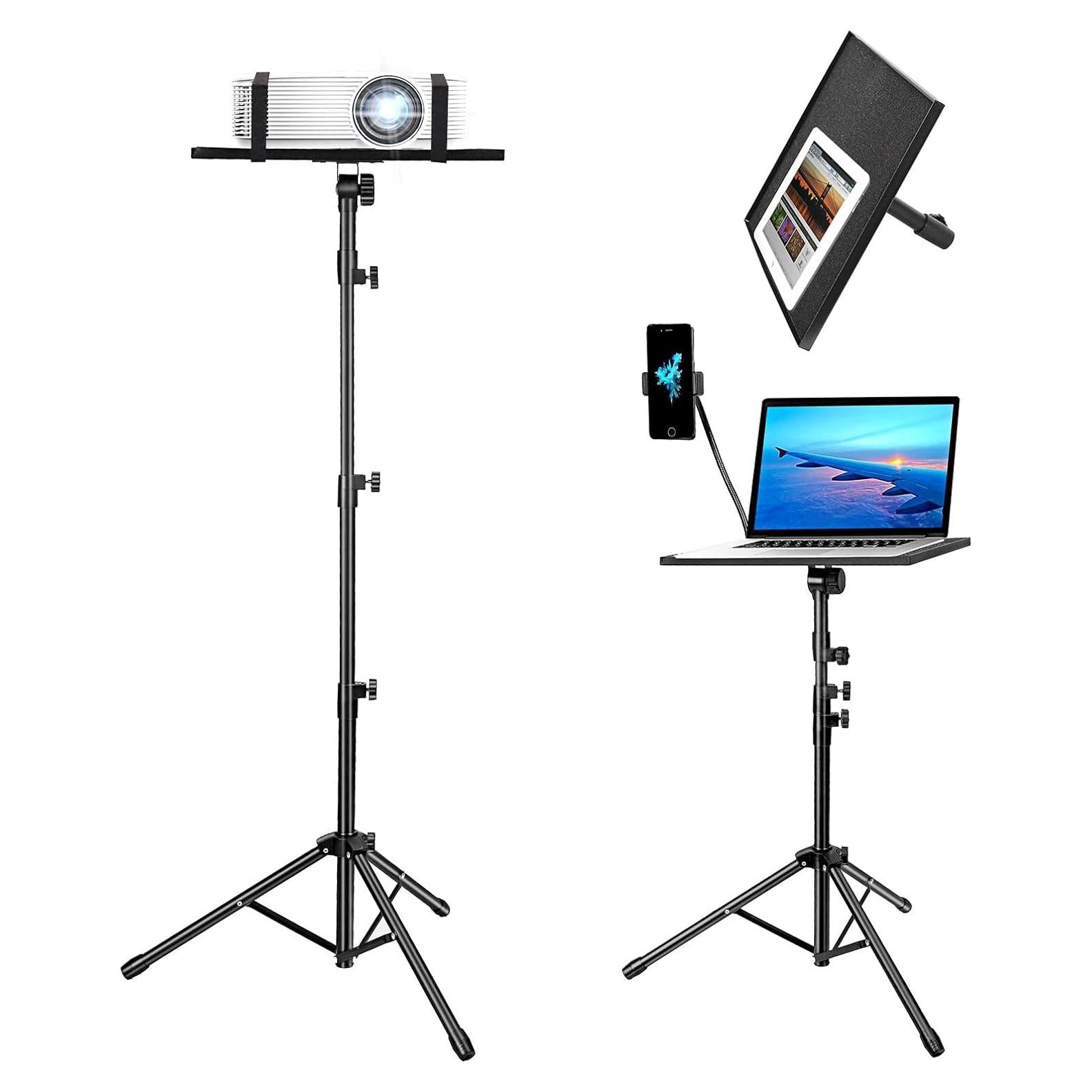 Soporte de trípode ajustable Kereal para proyector y laptop