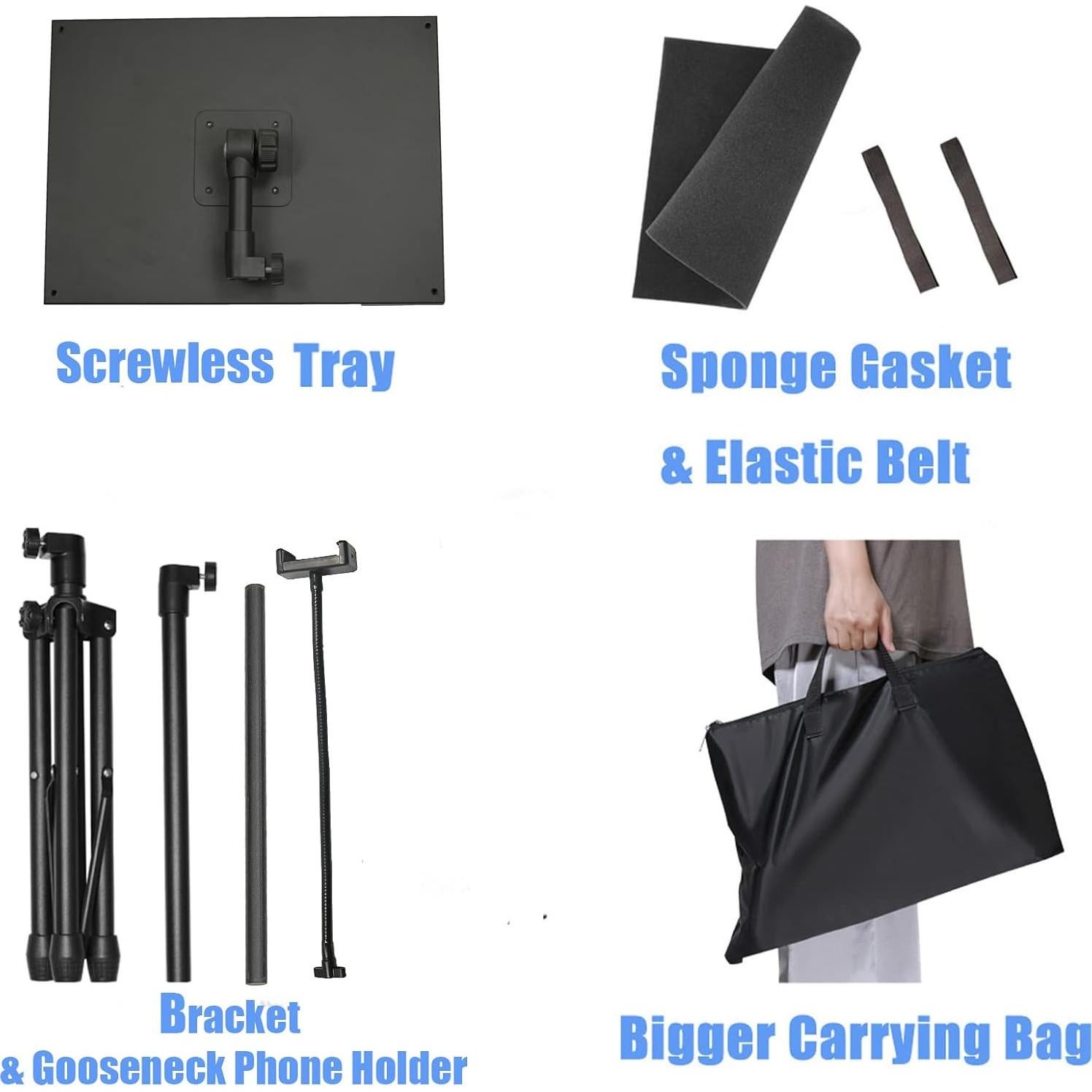 Soporte de trípode ajustable Kereal para proyector y laptop