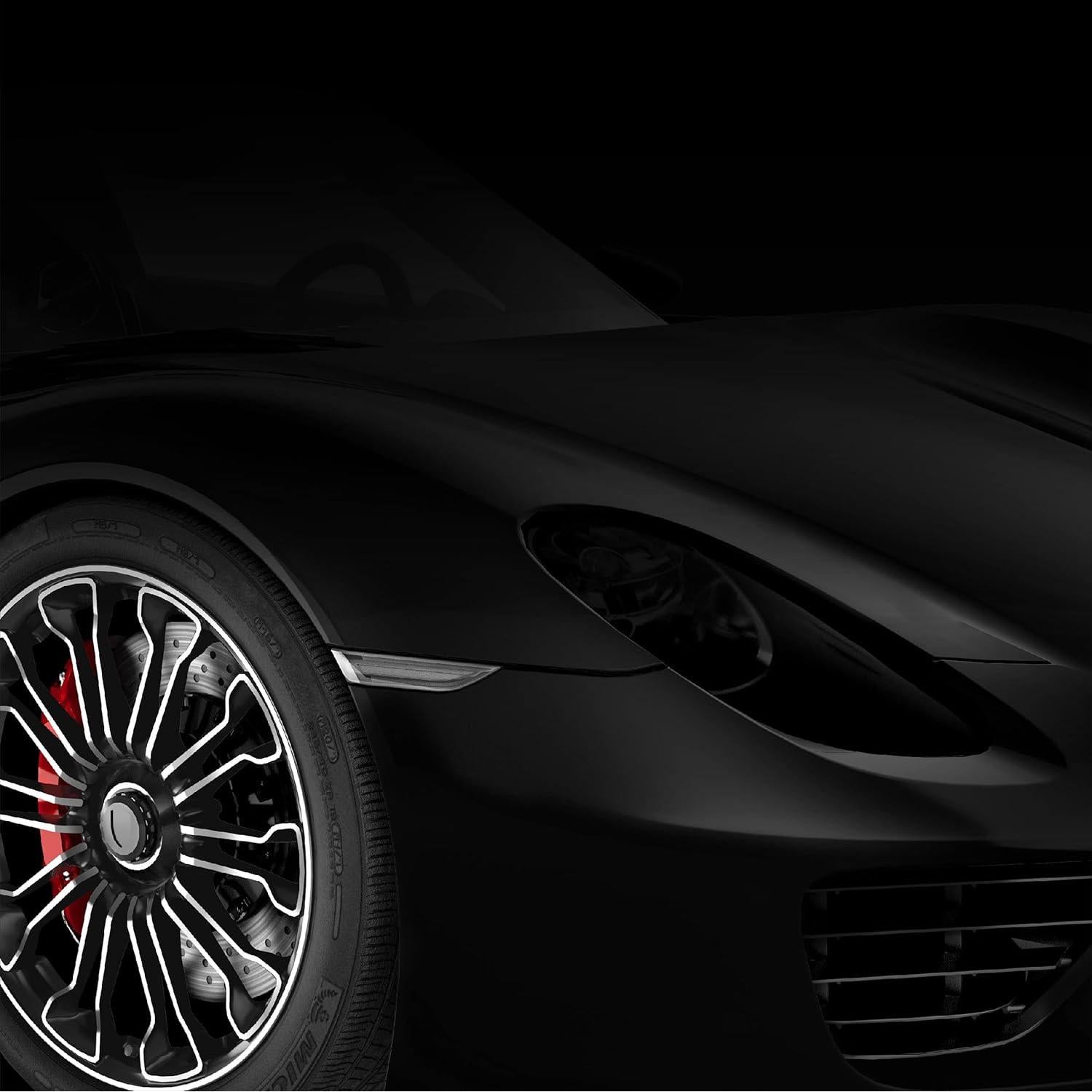 Vinilo Envoltura Automotriz Negro Mate VViViD 0.15m x 1.52m