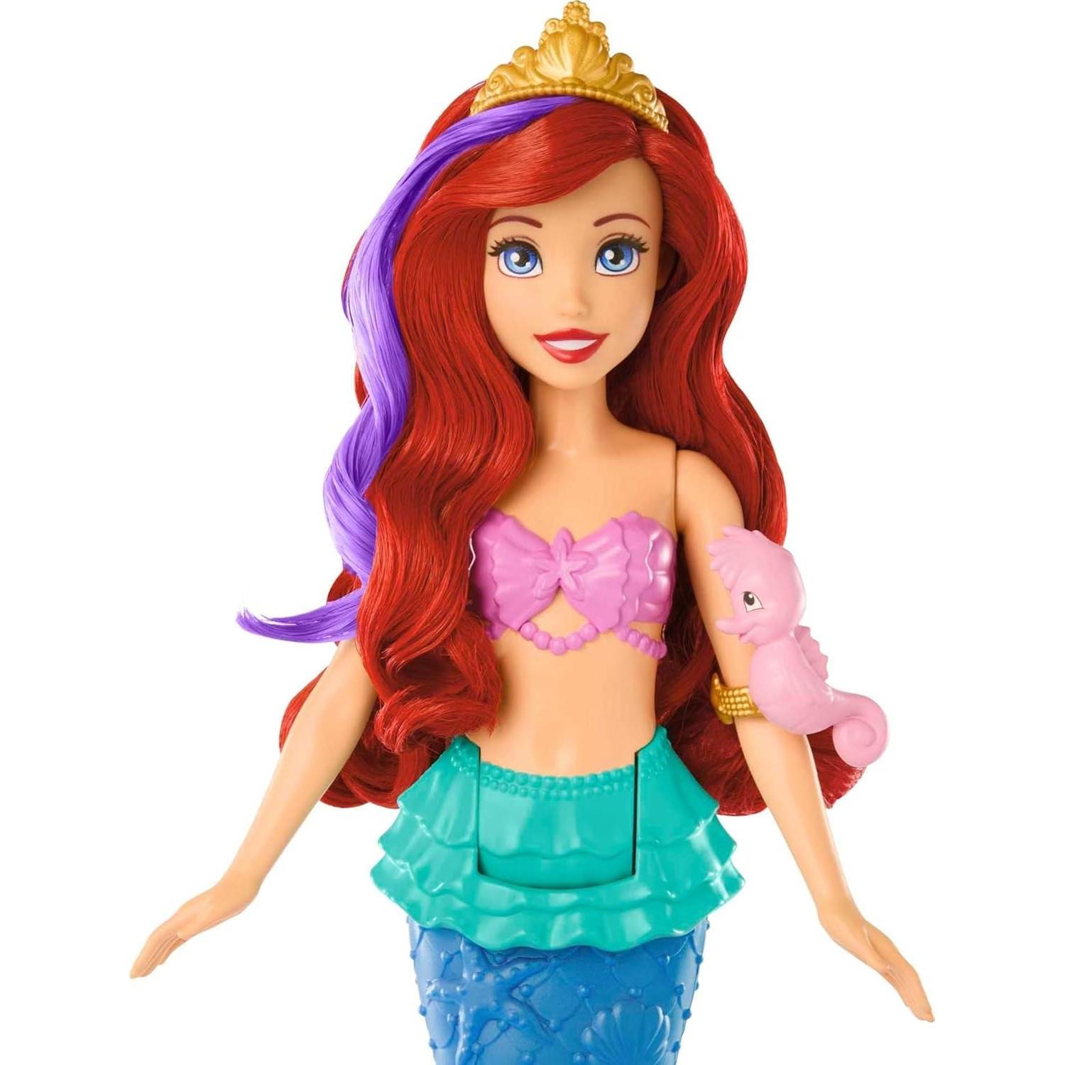 Muñeca Sirena Ariel Disney Mattel con Cambio de Color 25 cm