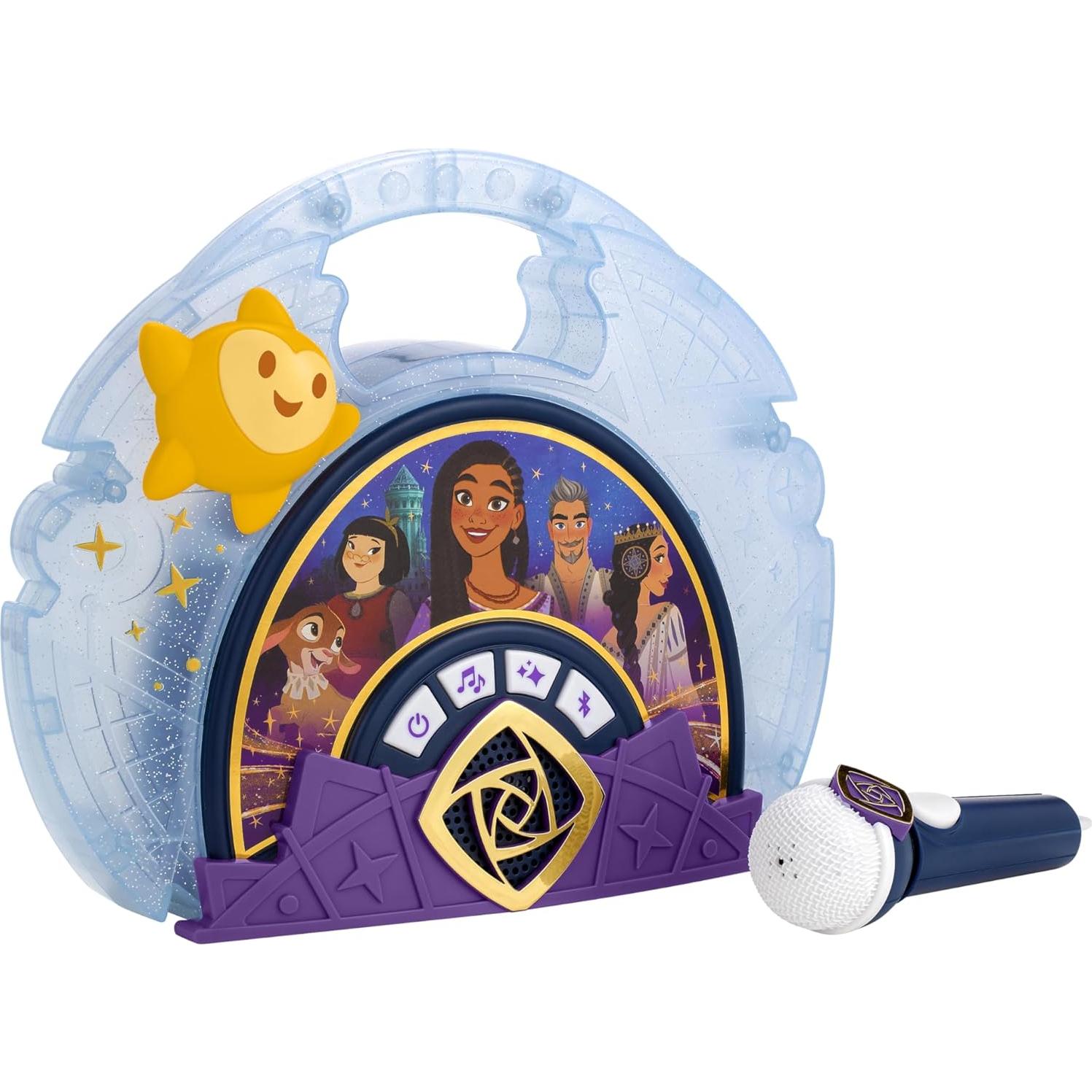 Micrófono de Karaoke eKids Disney Wish con Altavoz Bluetooth