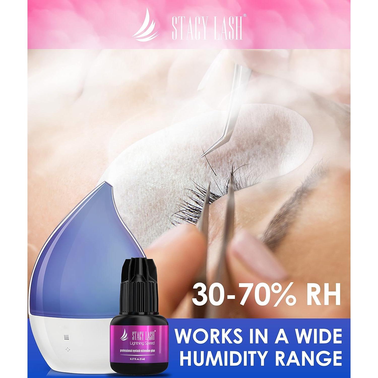 Pegamento para Extensiones de Pestañas Stacy Lash 5ml - Secado 0.3s