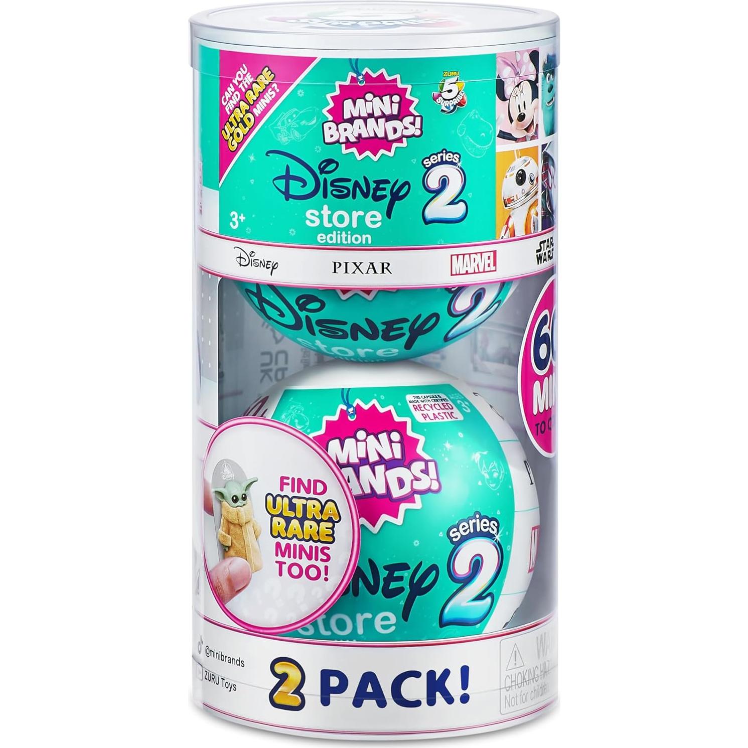 5 Sorpresas Mini Marcas Disney ZURU Serie 2 - 60 Minis