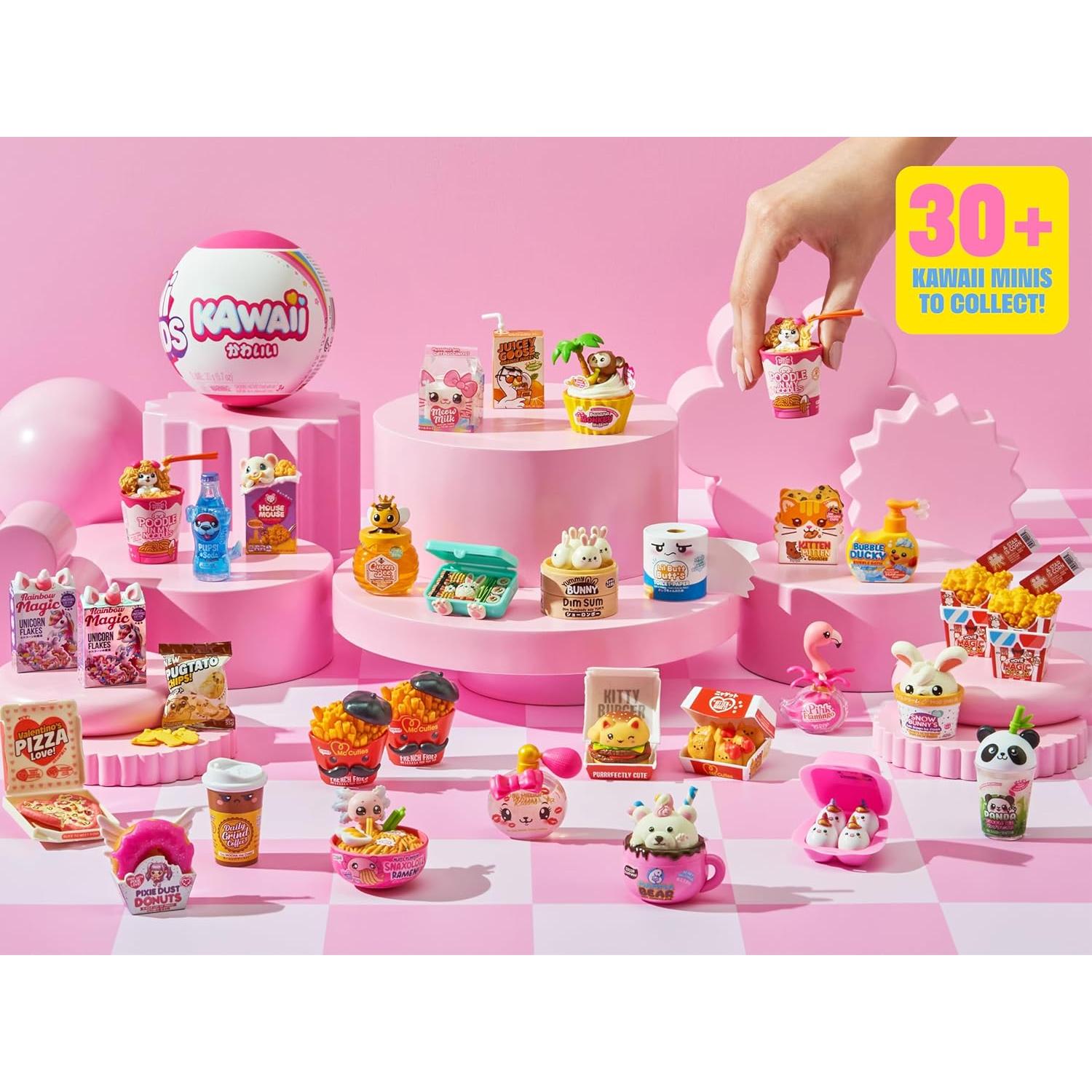 Kawaii Capsule by ZURU, Surprise Kawaii collectable minis, Blind Packaging, Japanese Themed collectables (2 Pack)