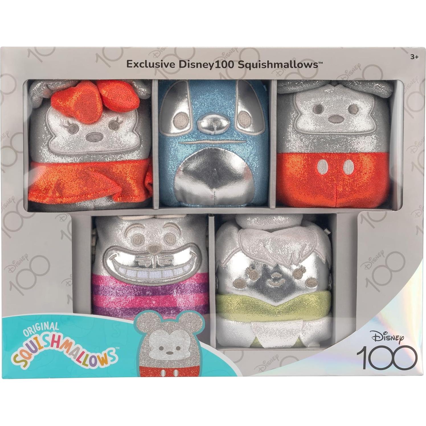 Set de Peluches Disney100 Squishmallows 5 Pulgadas Jazwares
