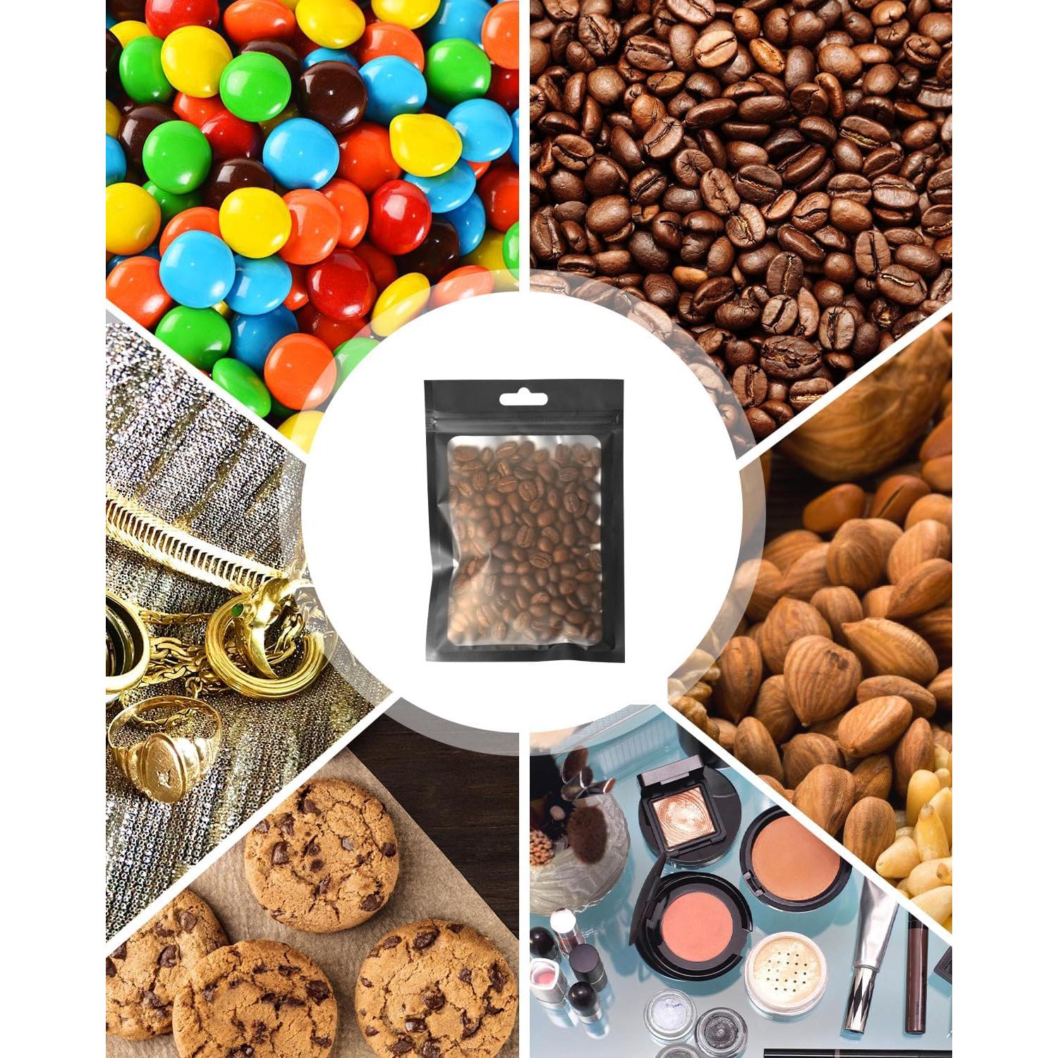 200 Bolsas de Pouch de Aluminio Reutilizables Gwybkq 10x15cm