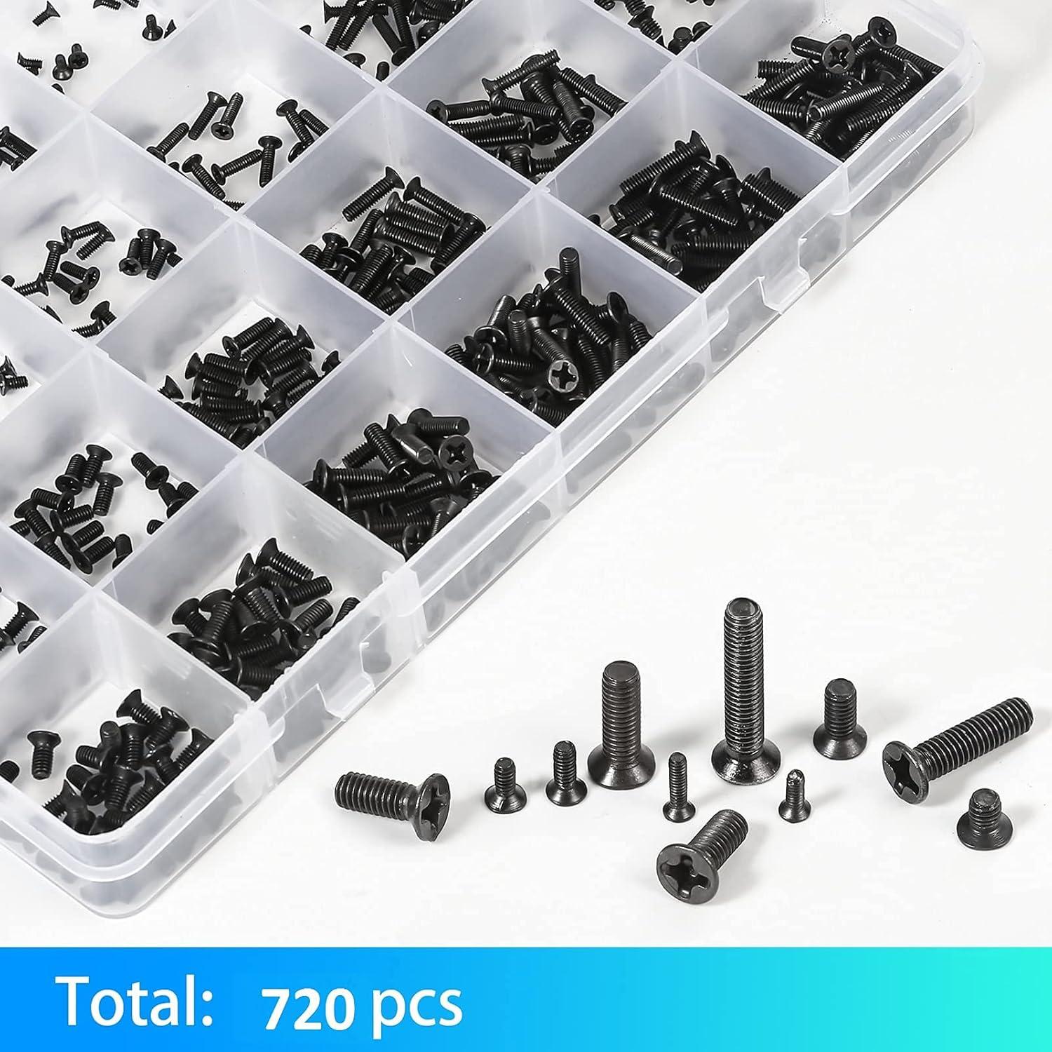 Kit de Tornillos para Laptop 720pcs Meiduolai M1.4-M3
