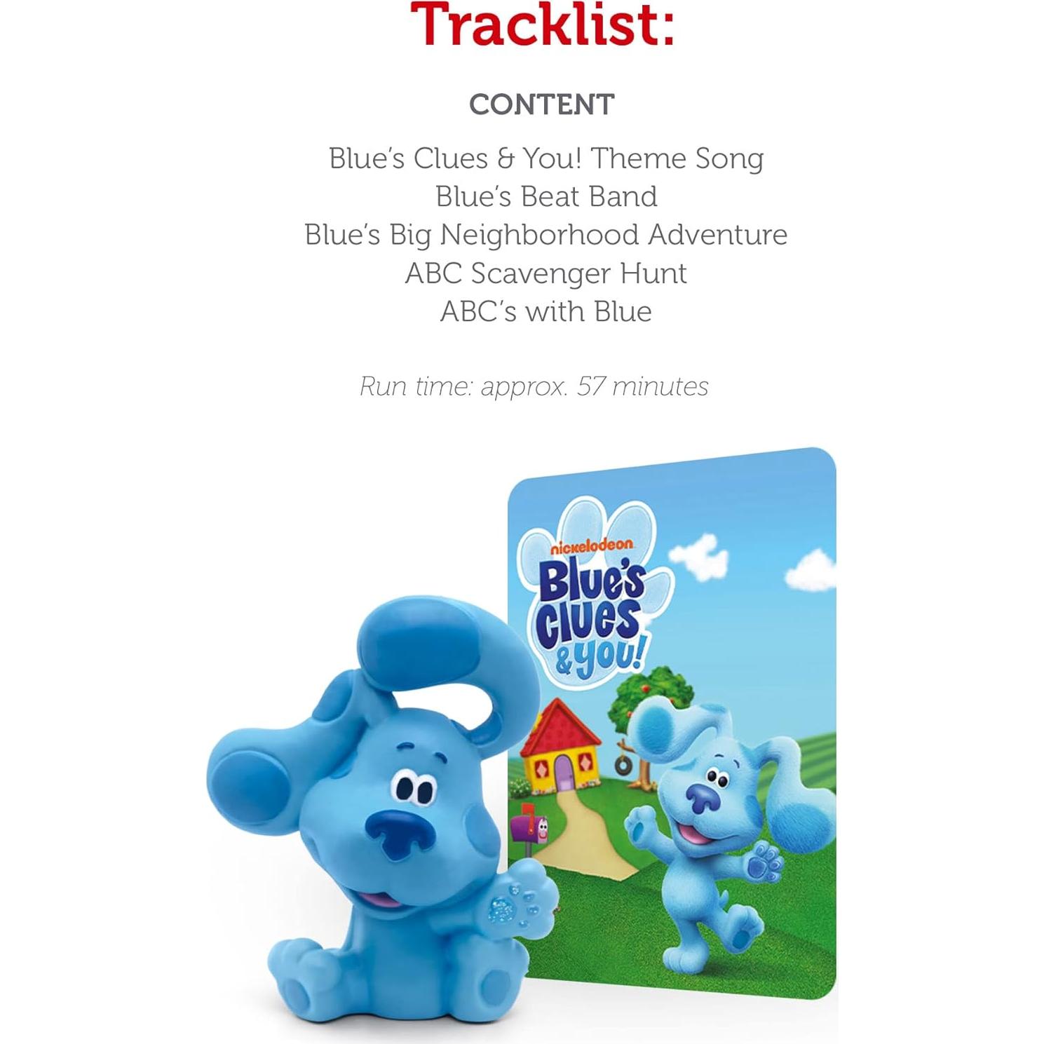 Figurita de Juguete de Audio Tonies Blue's Clues 3 Historias