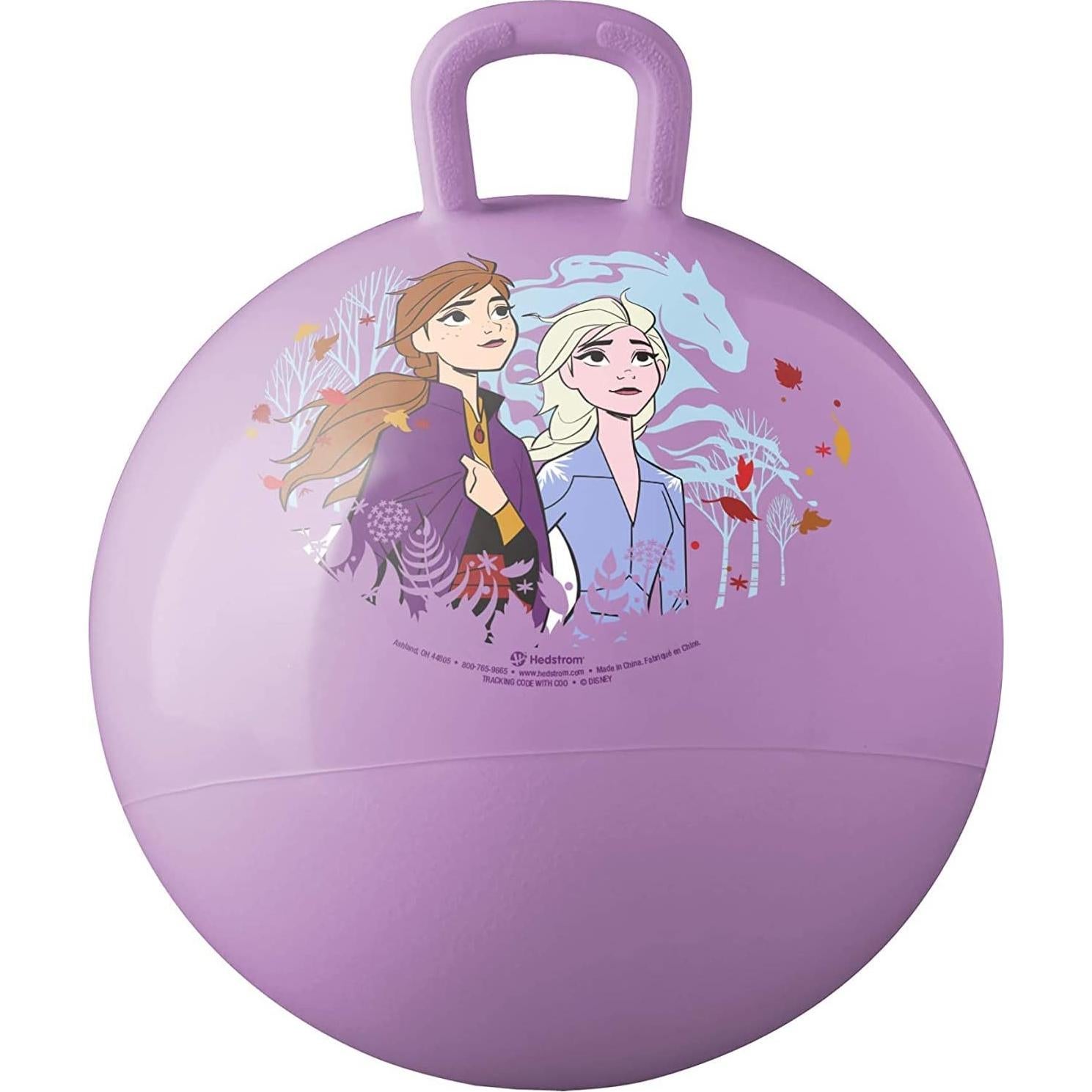 Pelota Saltarina Disney Frozen 38 cm con Mango y Calcomanías