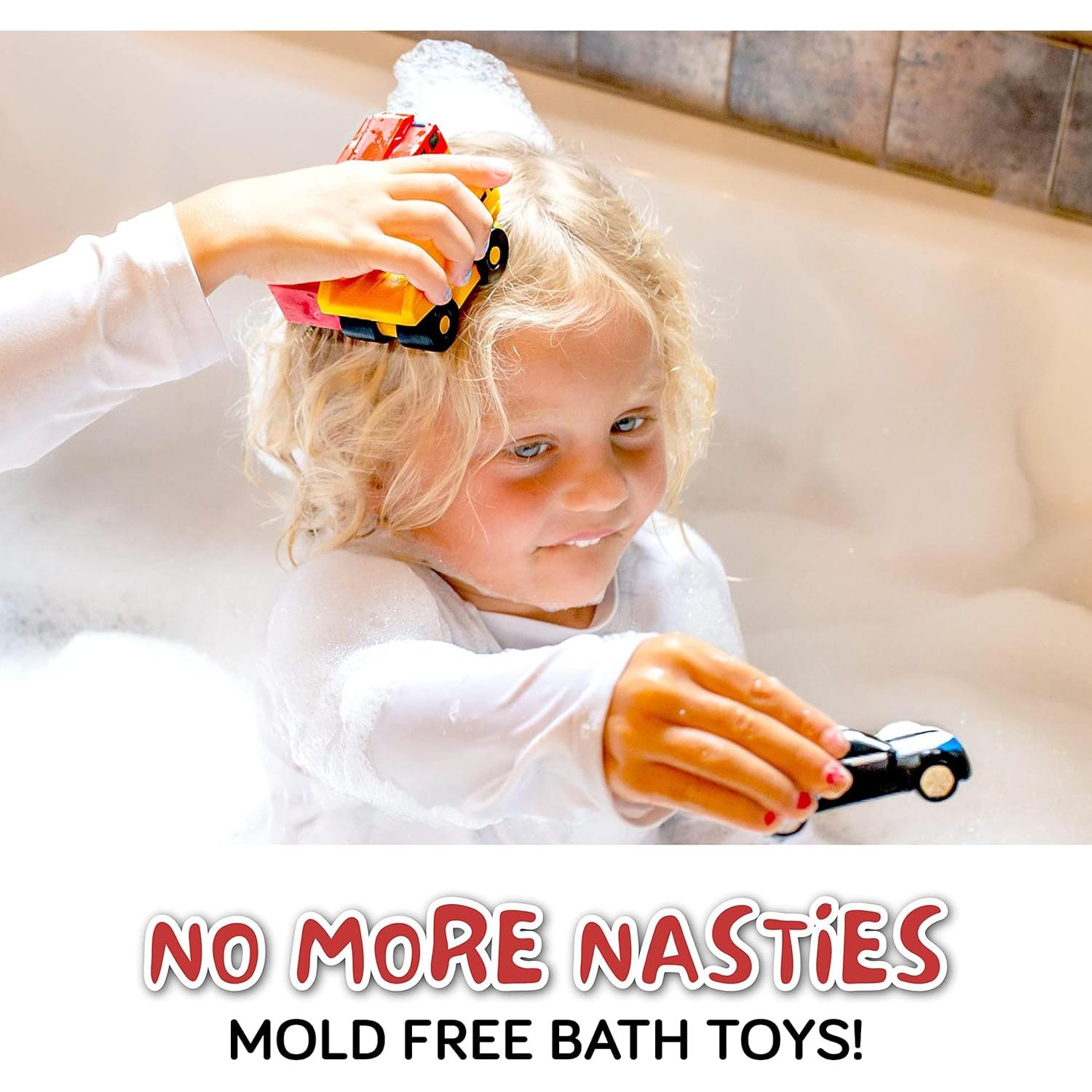 Juguetes de baño SplashEZ para bebés - Set de 3 coches flotantes