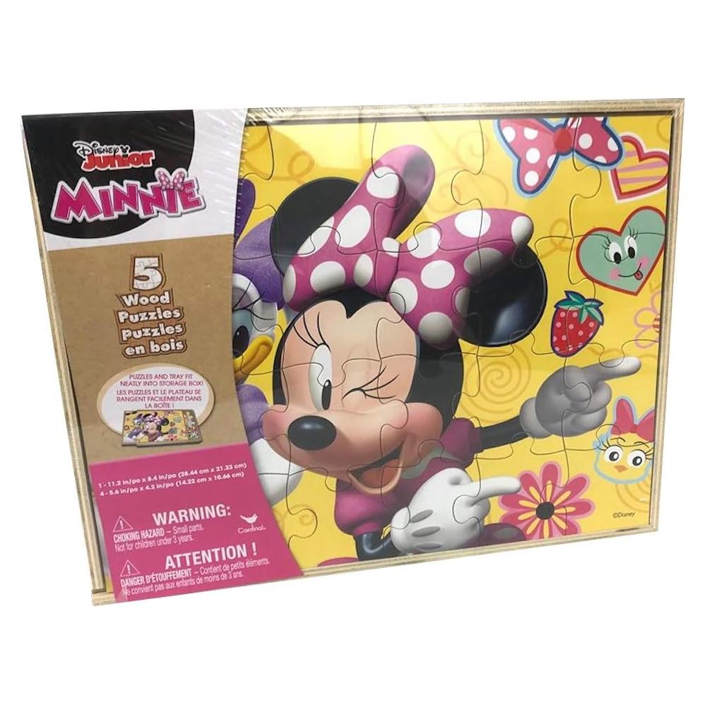 Rompecabezas de Madera Disney Minnie Mouse 5 Piezas