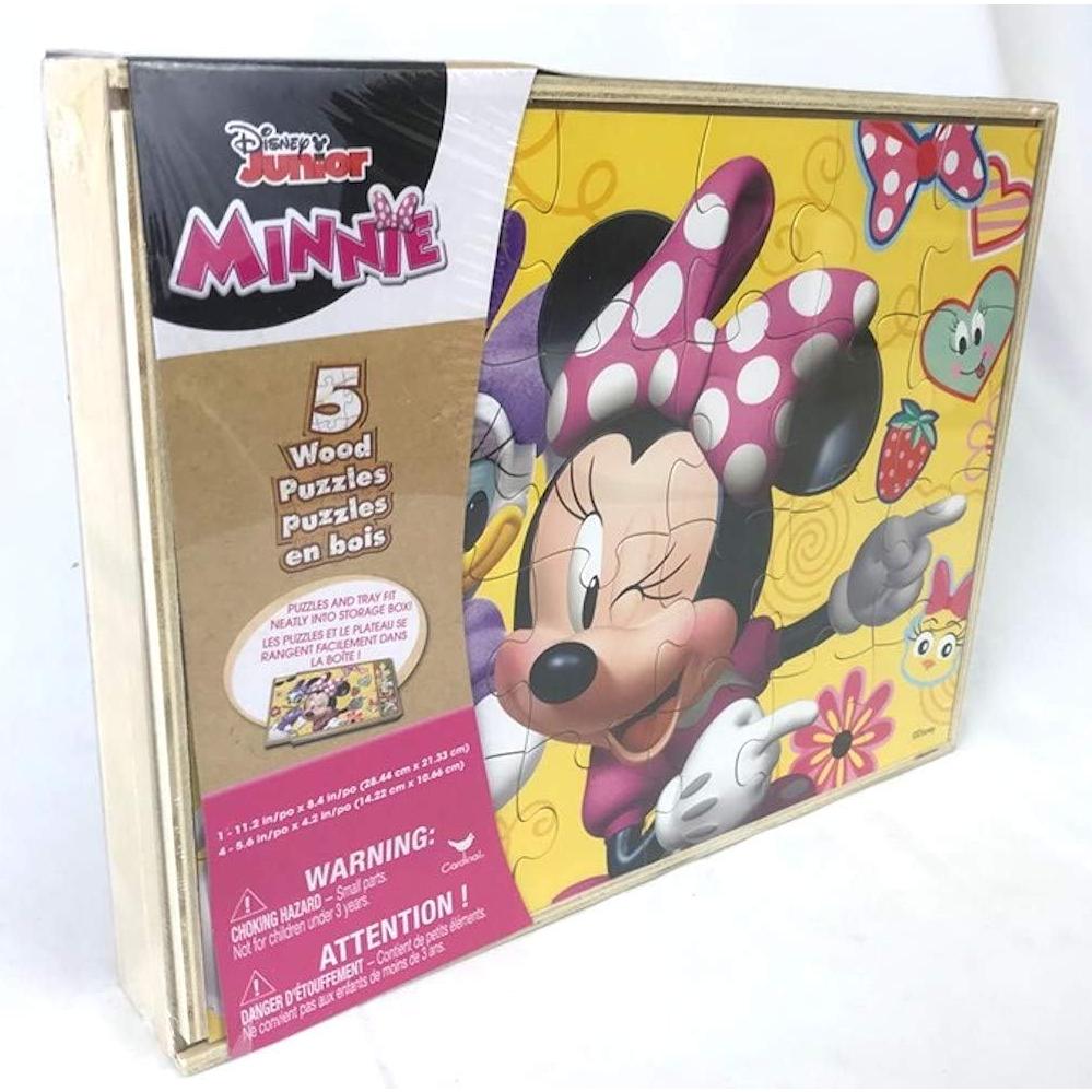 Rompecabezas de Madera Disney Minnie Mouse 5 Piezas