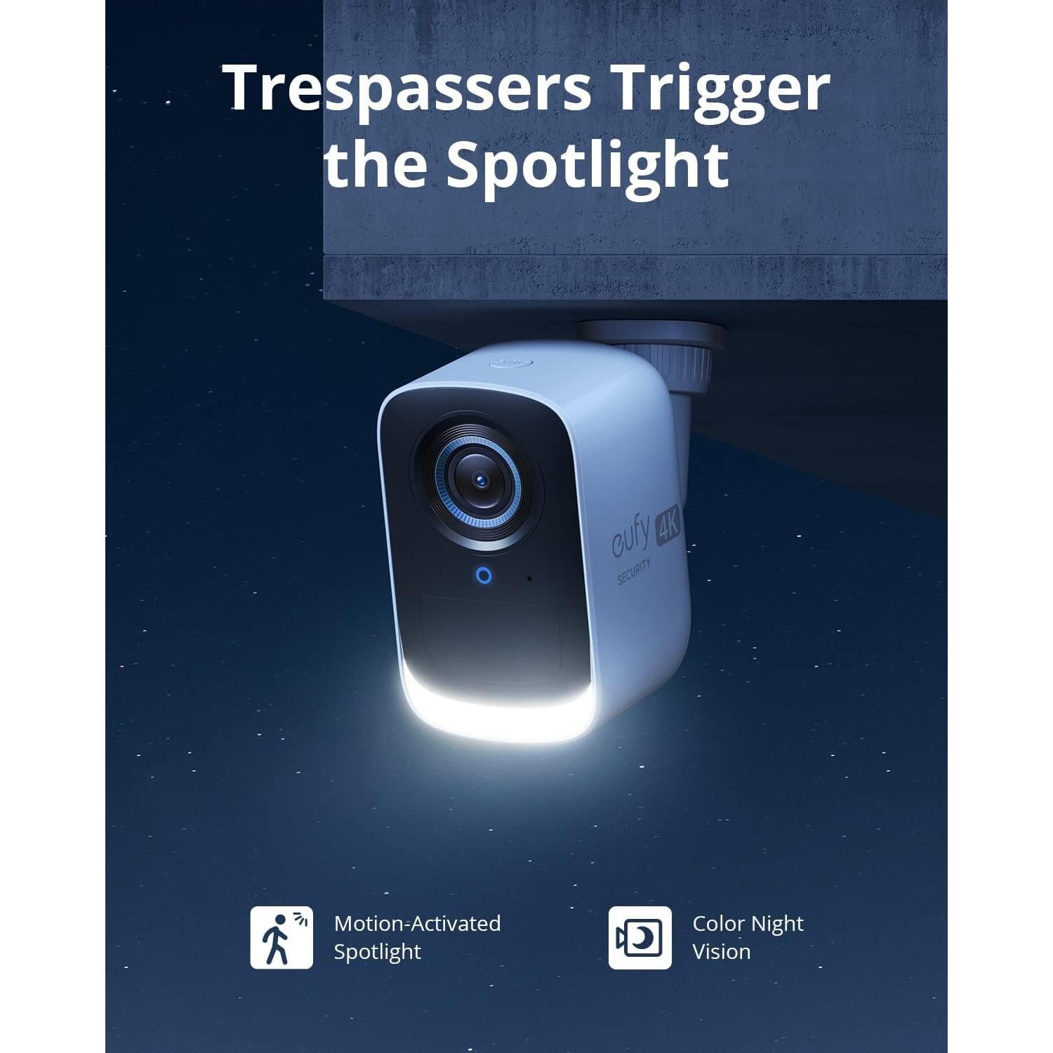 Kit de 2 Cámaras de Seguridad Inalámbricas eufyCam S300 4K