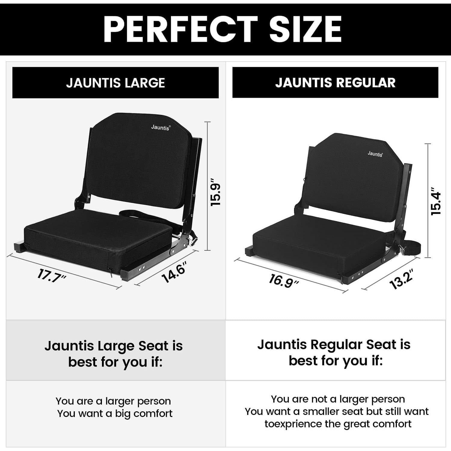 Asiento de Estadio Jauntis con Respaldo Acolchado y Cojín