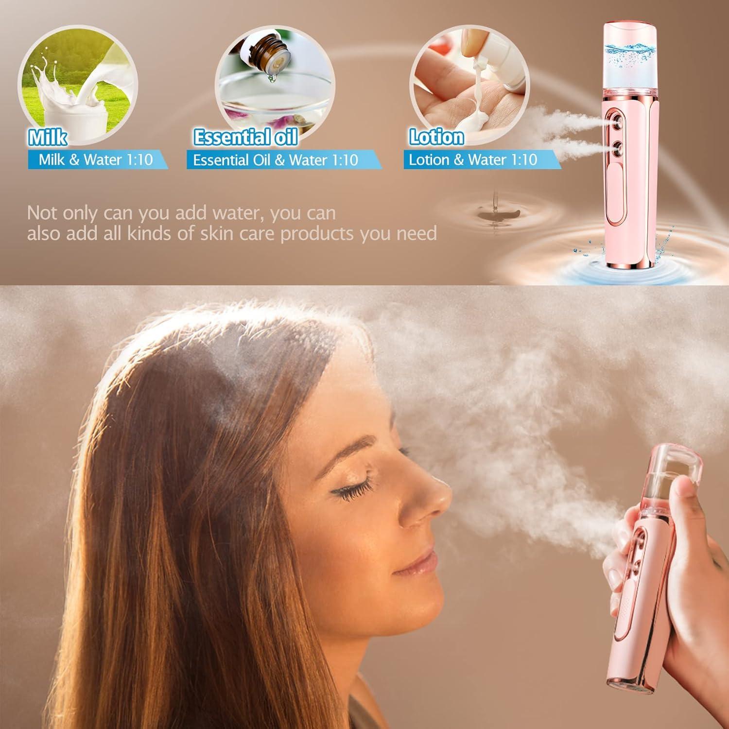 Nebulizador Facial Nano Mister Annhua Beauty Verde 30ml USB