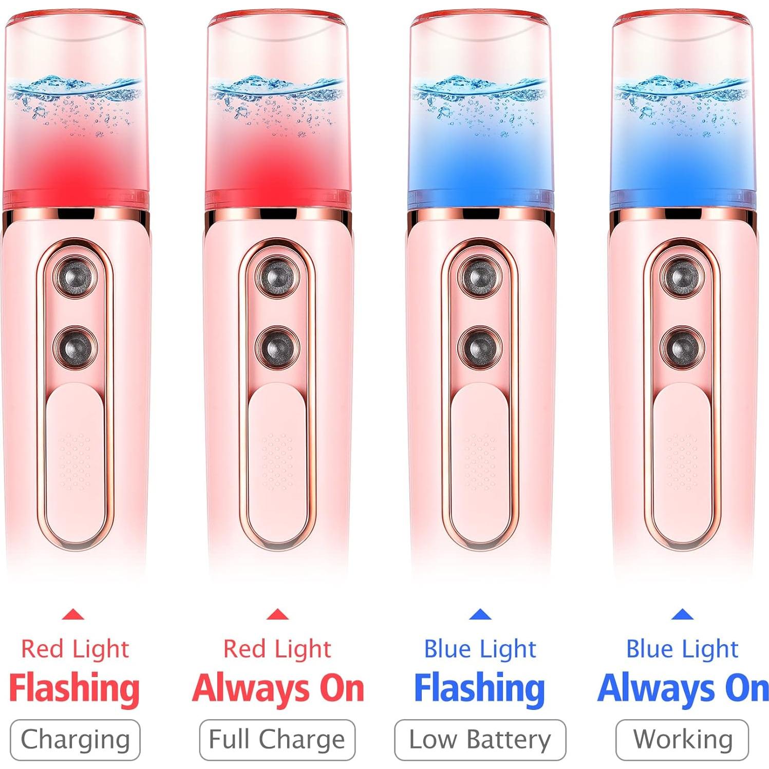 Nebulizador Facial Nano Mister Annhua Beauty Verde 30ml USB