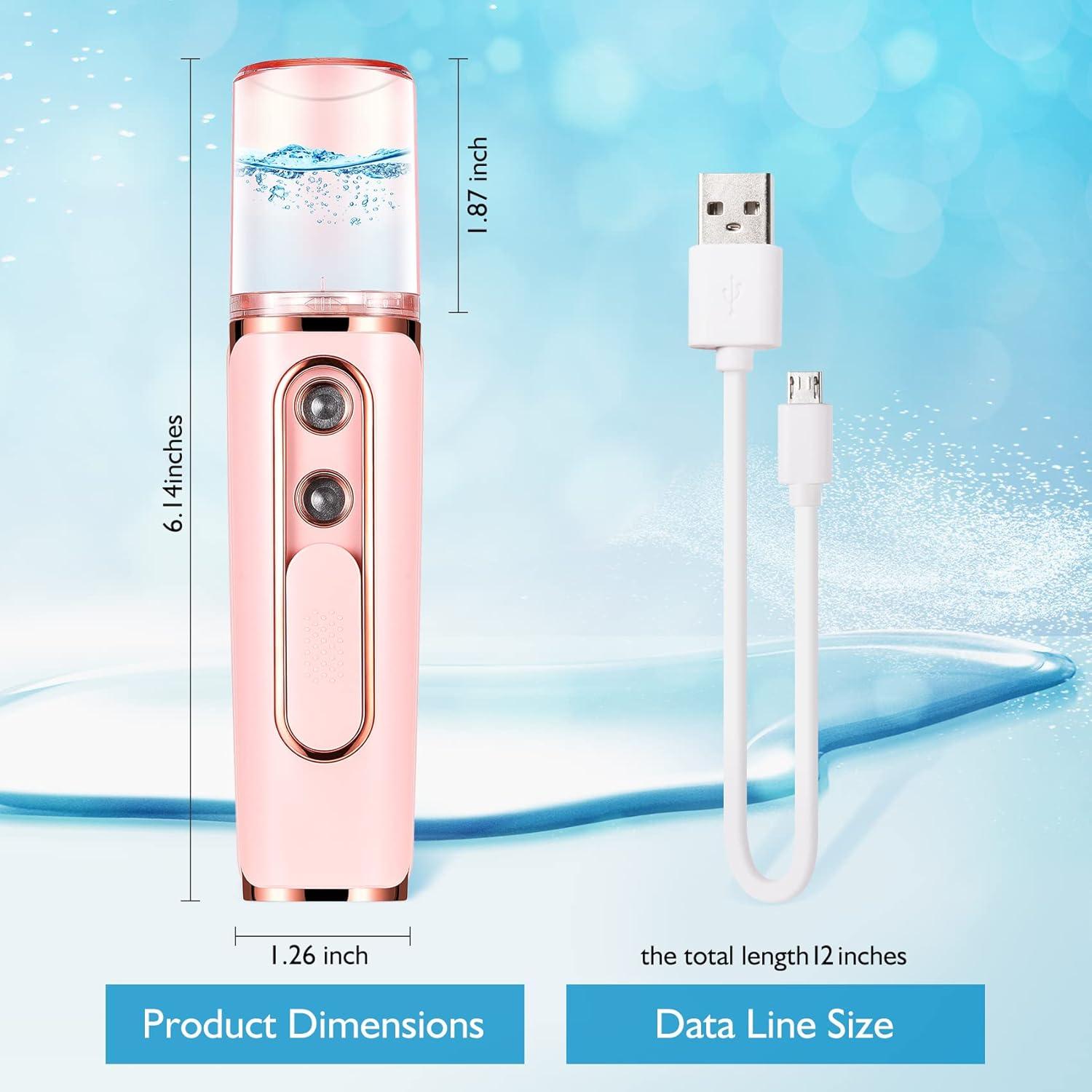 Nebulizador Facial Nano Mister Annhua Beauty Verde 30ml USB