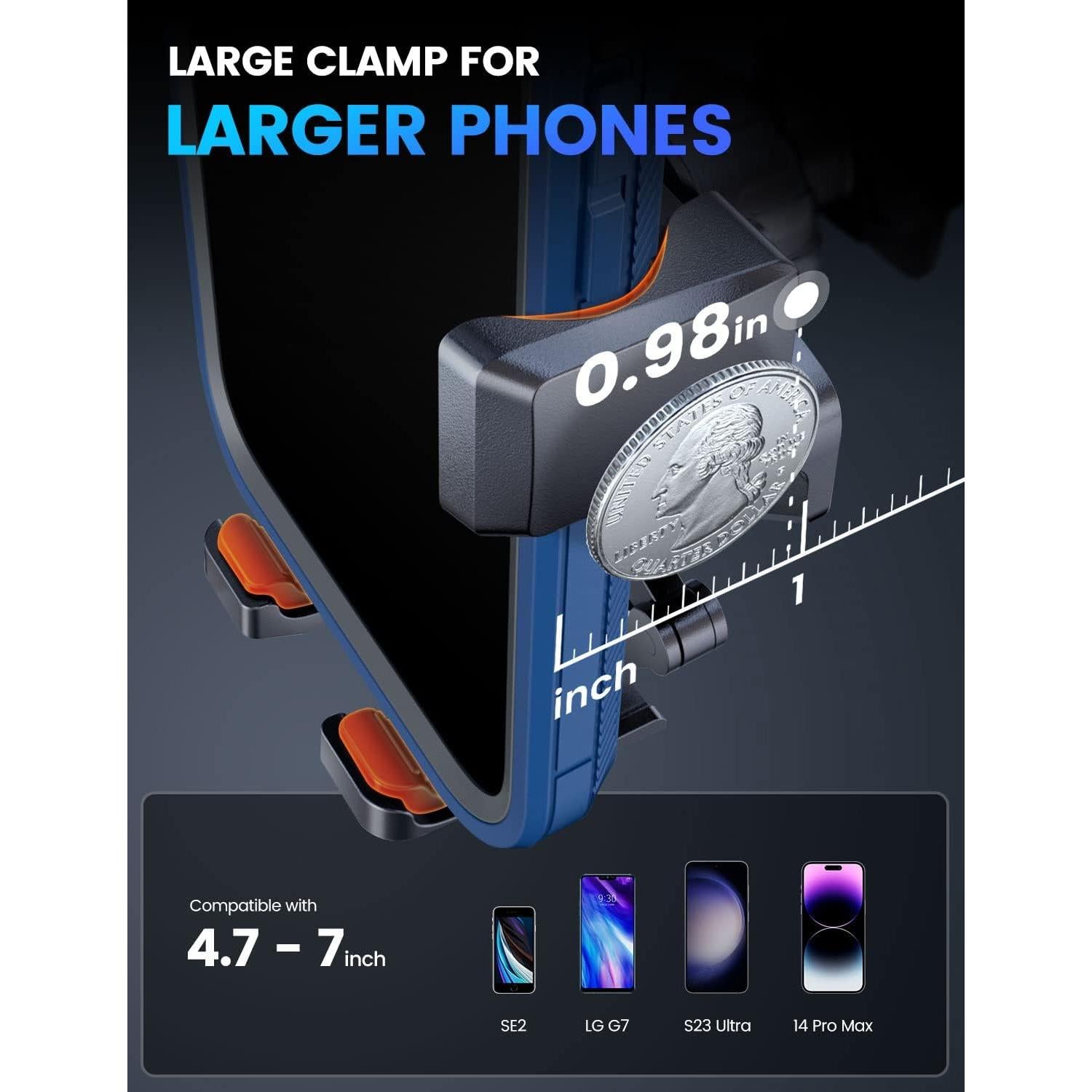 Soporte para Teléfono eSamcore para Coche con Ventosa 17 cm